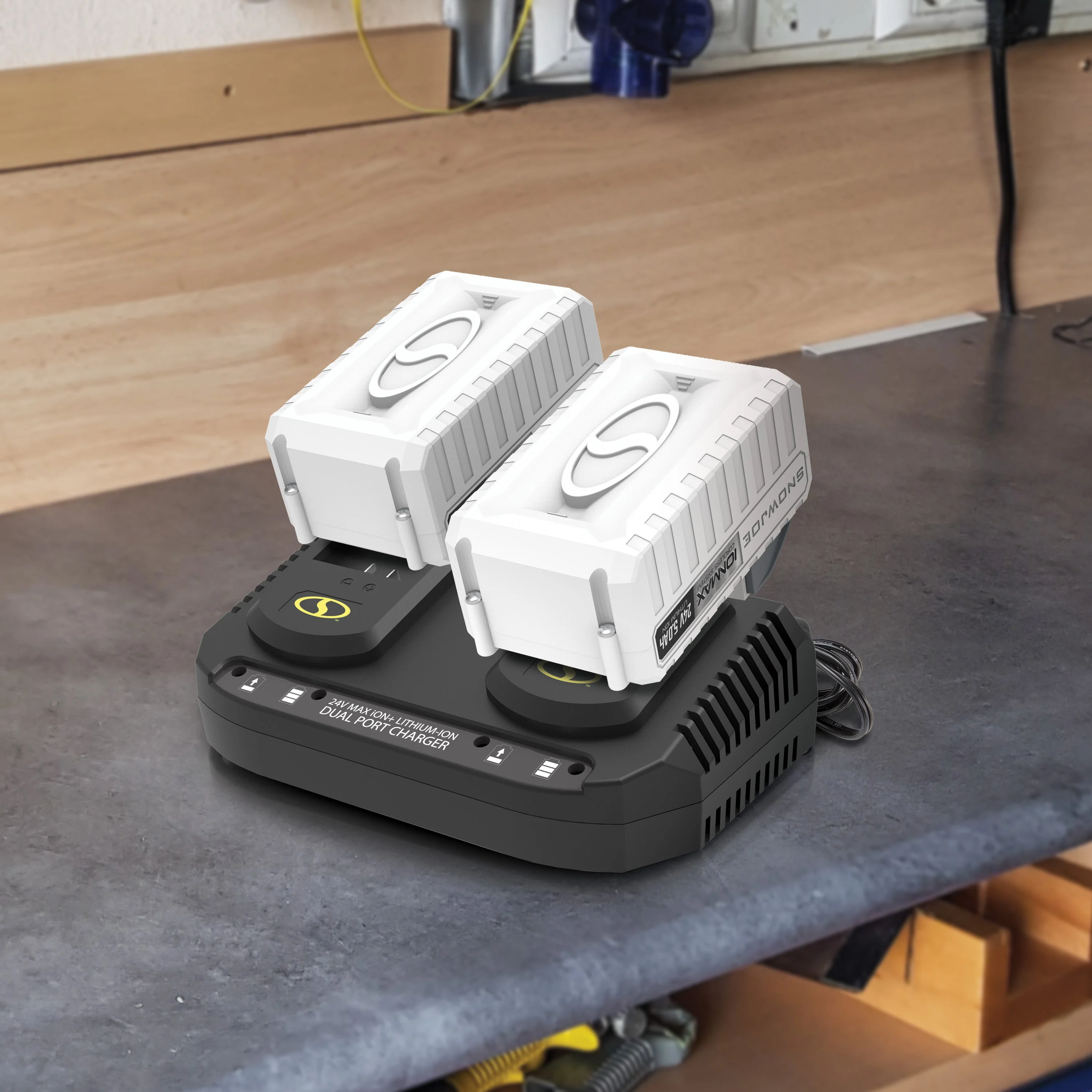 Snow Joe CERTIFIED AUTHENTIC IONMAX 24-Volt* 5.0-Ah Lithium-ION Battery | Universal JOE Brands (Sun Joe, Auto Joe, Snow Joe, Power Joe) IONMAX Devices | Battery Management System | 3-Stage LED Display - Image 11