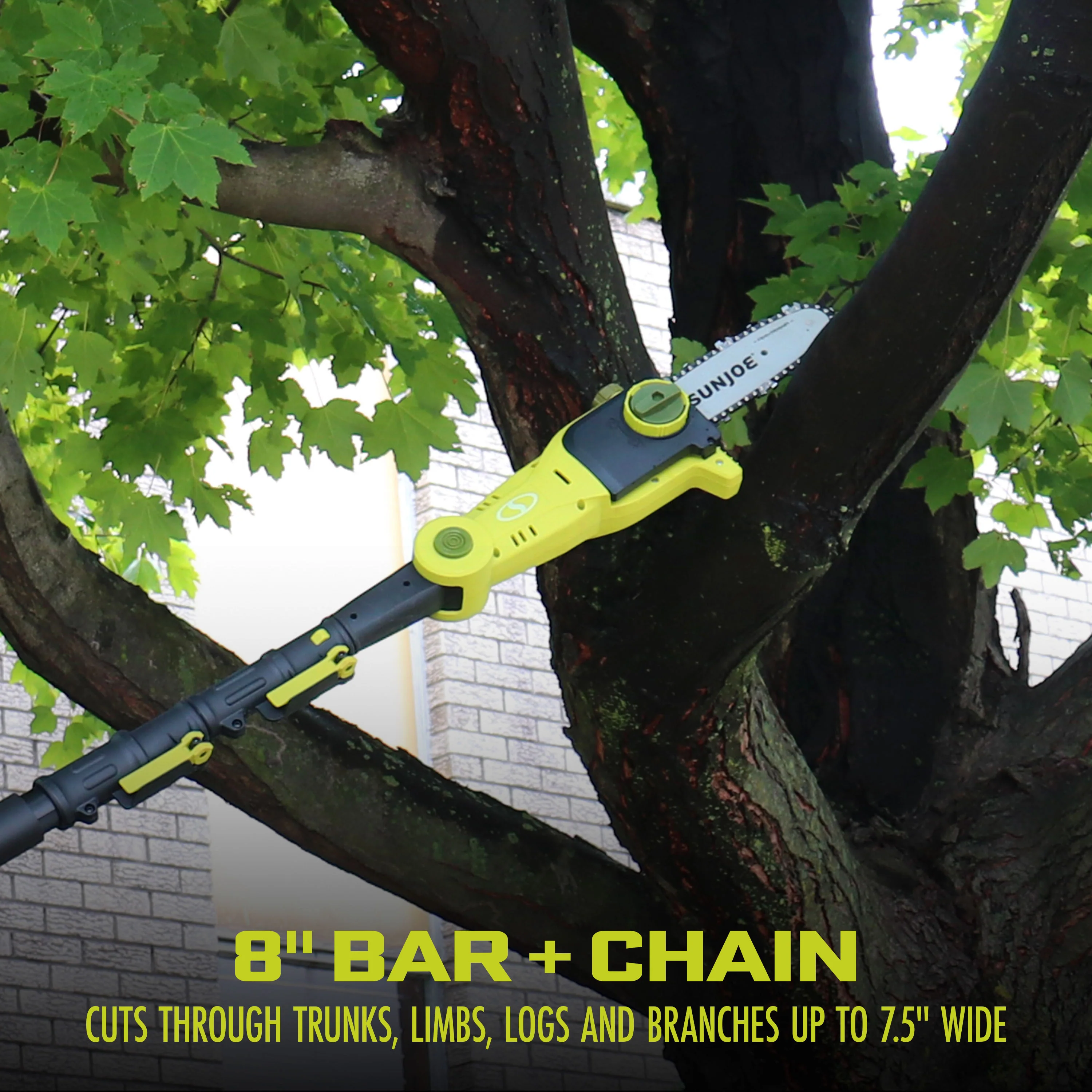 Sun Joe 24-Volt* 3-in-1 Yard Care Solution | Hedge Trimmer | Pole Saw | Leaf Blower| W/ 2.0-Ah Battery + Charger - Image 6