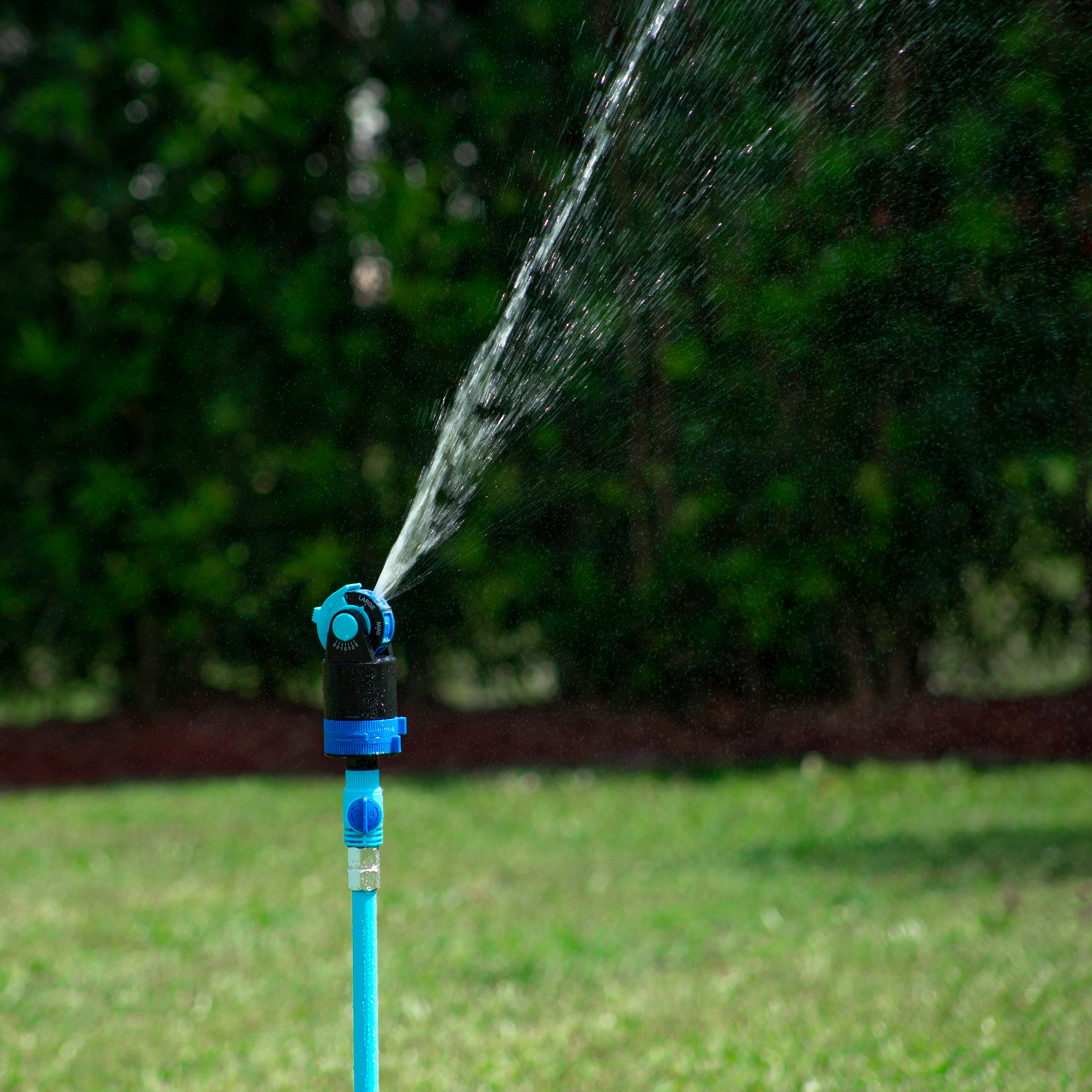 Aqua Joe AJ-6PSTB-MAX HD 360° Telescoping Sprinkler & Mister W/ Metal Tripod Base | 6 Patterns | 4,100 Sq. Ft. Coverage - Image 13