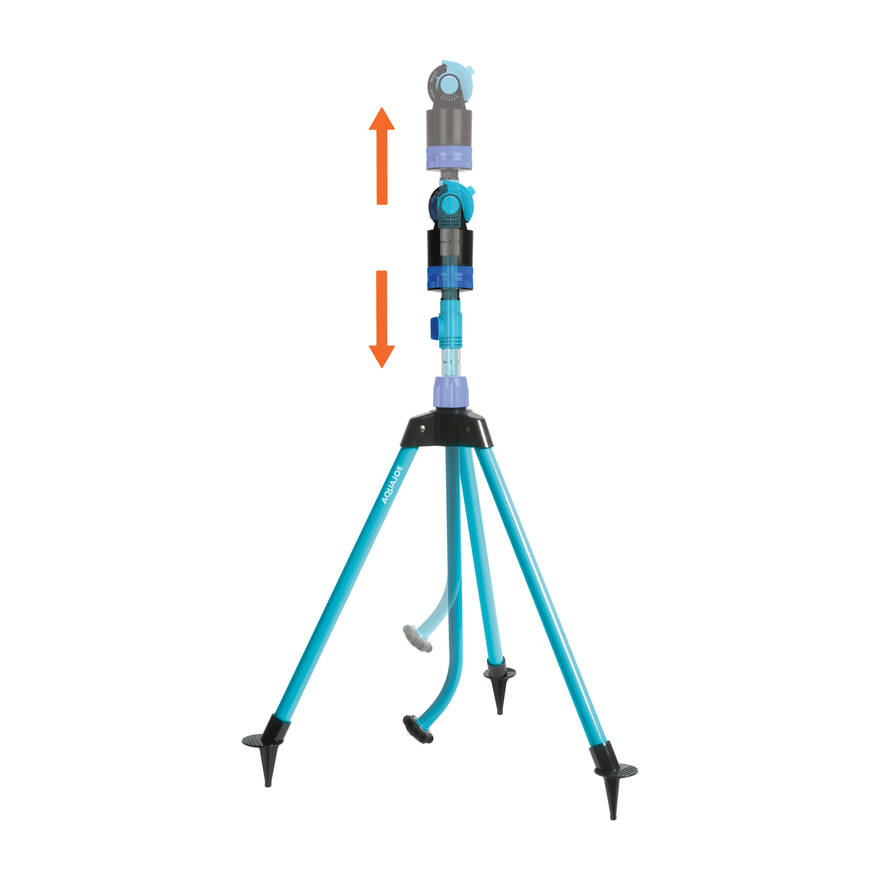 Aqua Joe AJ-6PSTB-MAX HD 360° Telescoping Sprinkler & Mister W/ Metal Tripod Base | 6 Patterns | 4,100 Sq. Ft. Coverage - Image 3