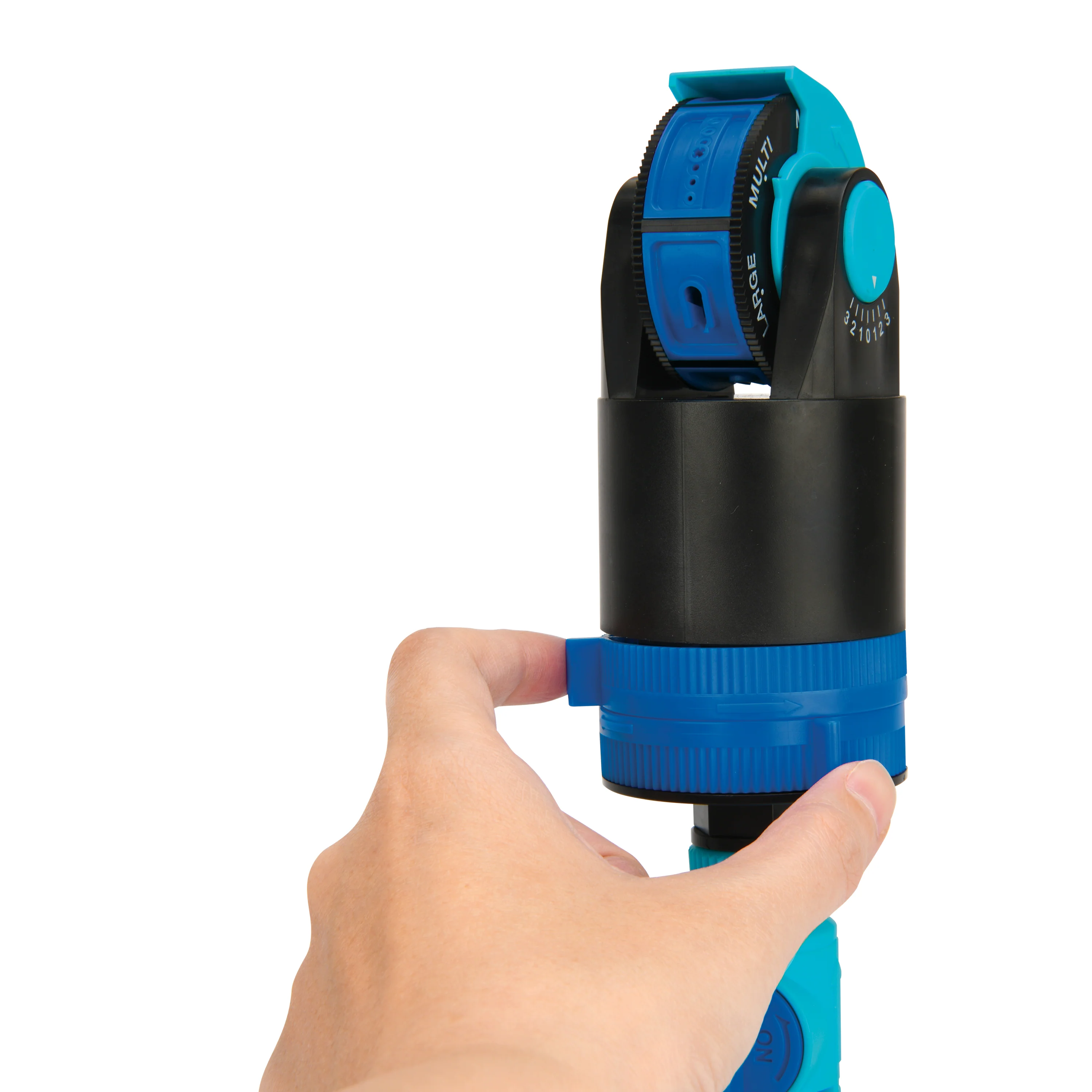 Aqua Joe AJ-6PSTB-XL Indestructible Turbo Drive 360° Telescoping Sprinkler & Mister | W/ Metal Tripod Base & Flow Control Valve | 6 Spray Patterns | 4,900 Sq. Ft. Max Coverage - Image 4