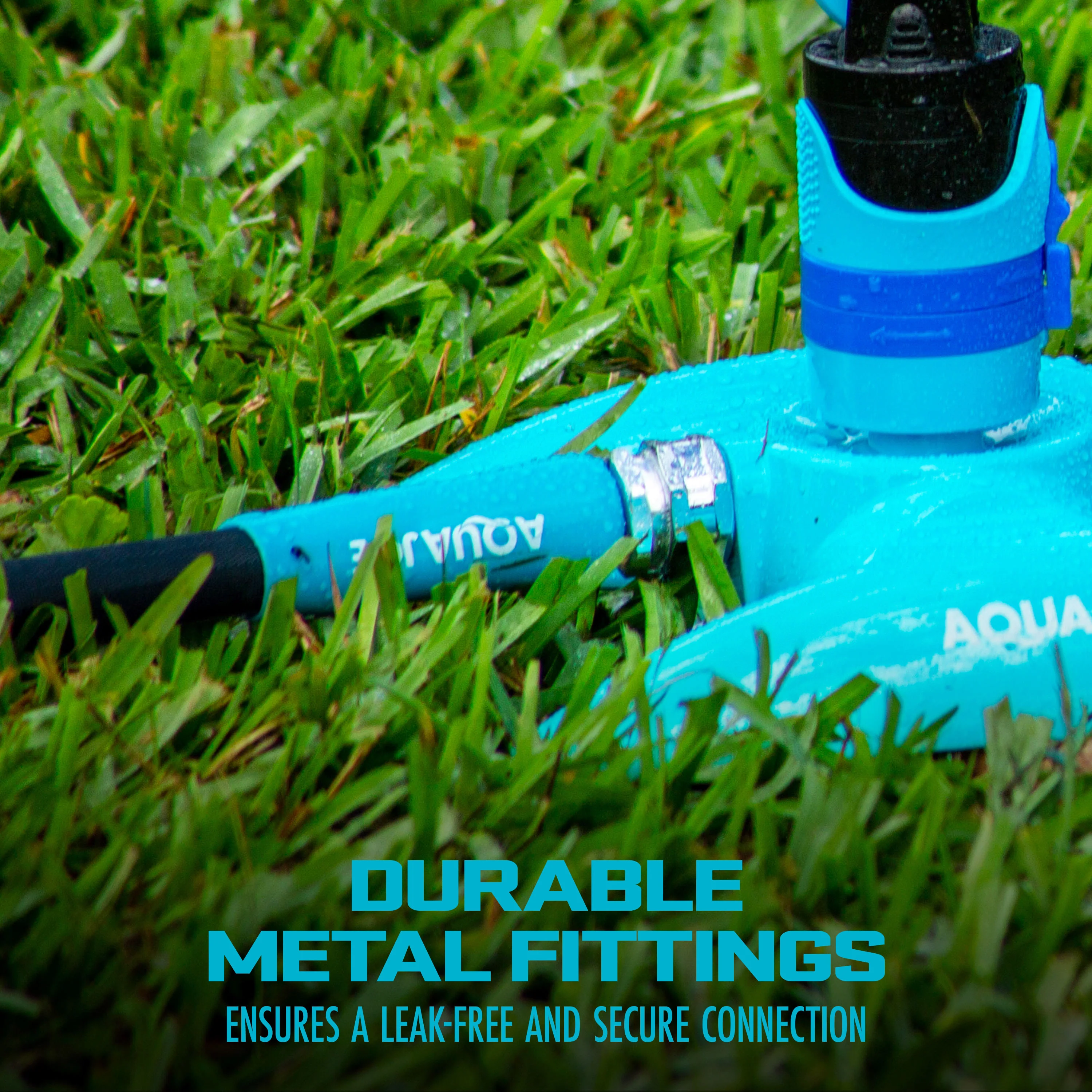 Aqua Joe Turbo Drive 360º Sprinkler | 4 Spray Patterns | Customizable Coverage | 3,740 Sq. Ft. Max Coverage - Image 7