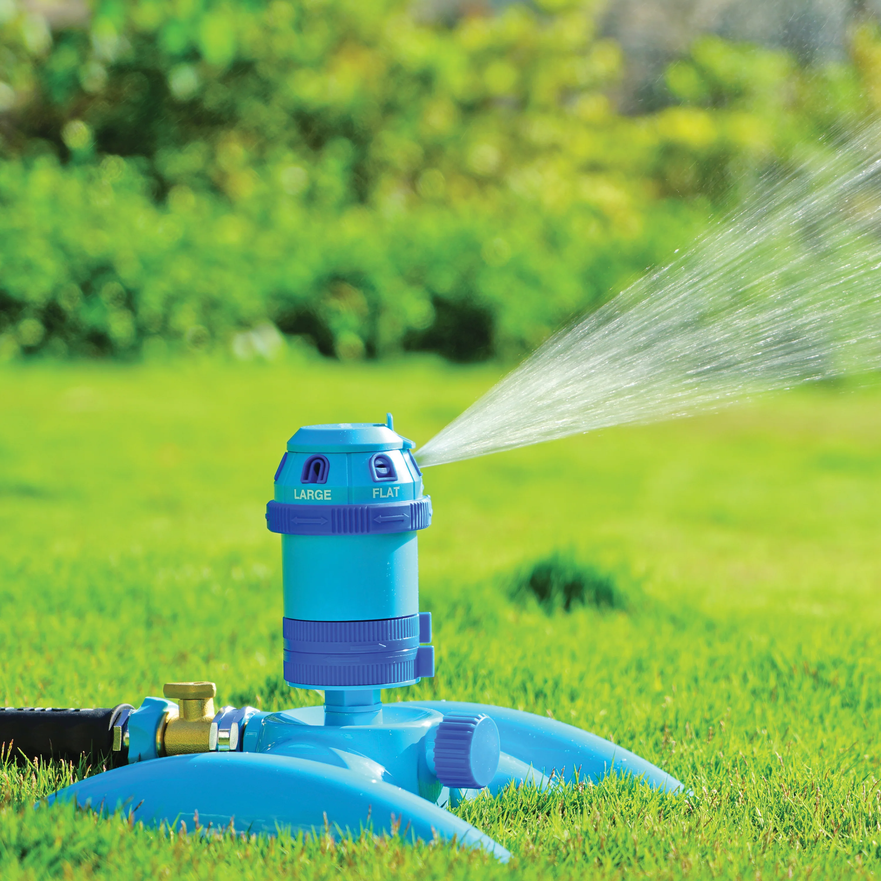 Aqua Joe AJ-MSSBM6 6-Pattern Turbo Drive 360 Degree Sprinkler | Customizable Coverage | 5,284 Sq. Ft. Max Coverage - Image 7