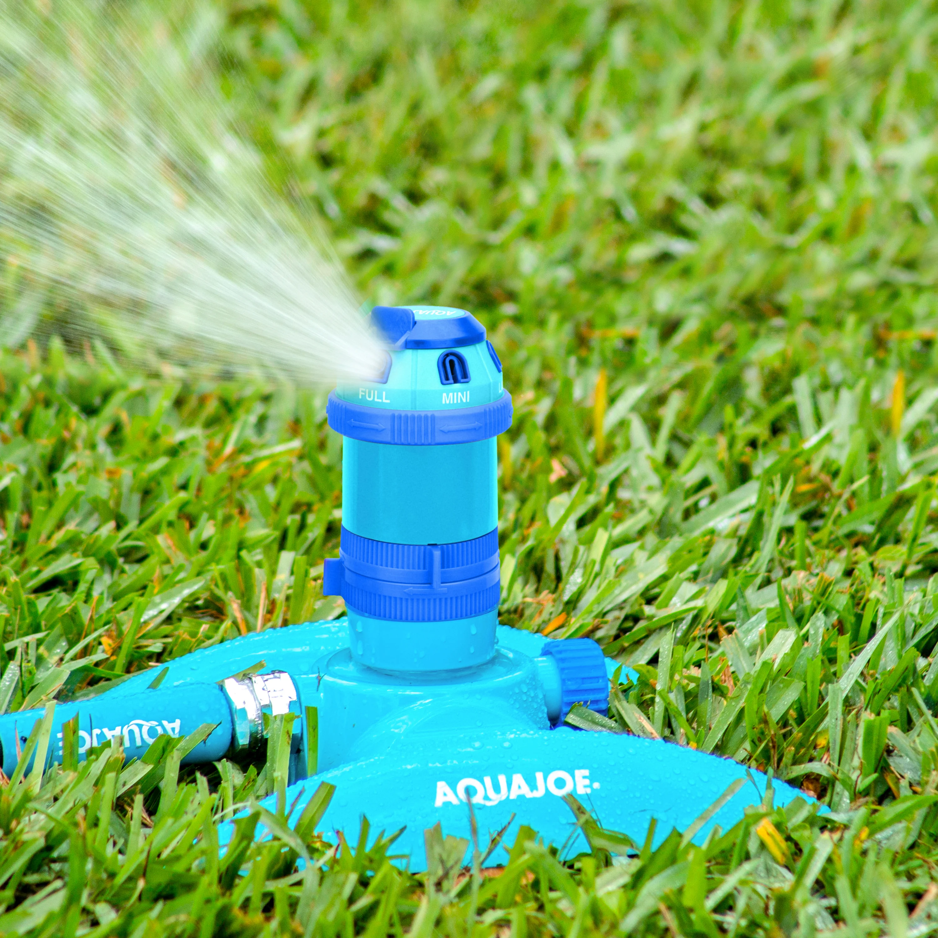 Aqua Joe AJ-MSSBM6 6-Pattern Turbo Drive 360 Degree Sprinkler | Customizable Coverage | 5,284 Sq. Ft. Max Coverage - Image 8