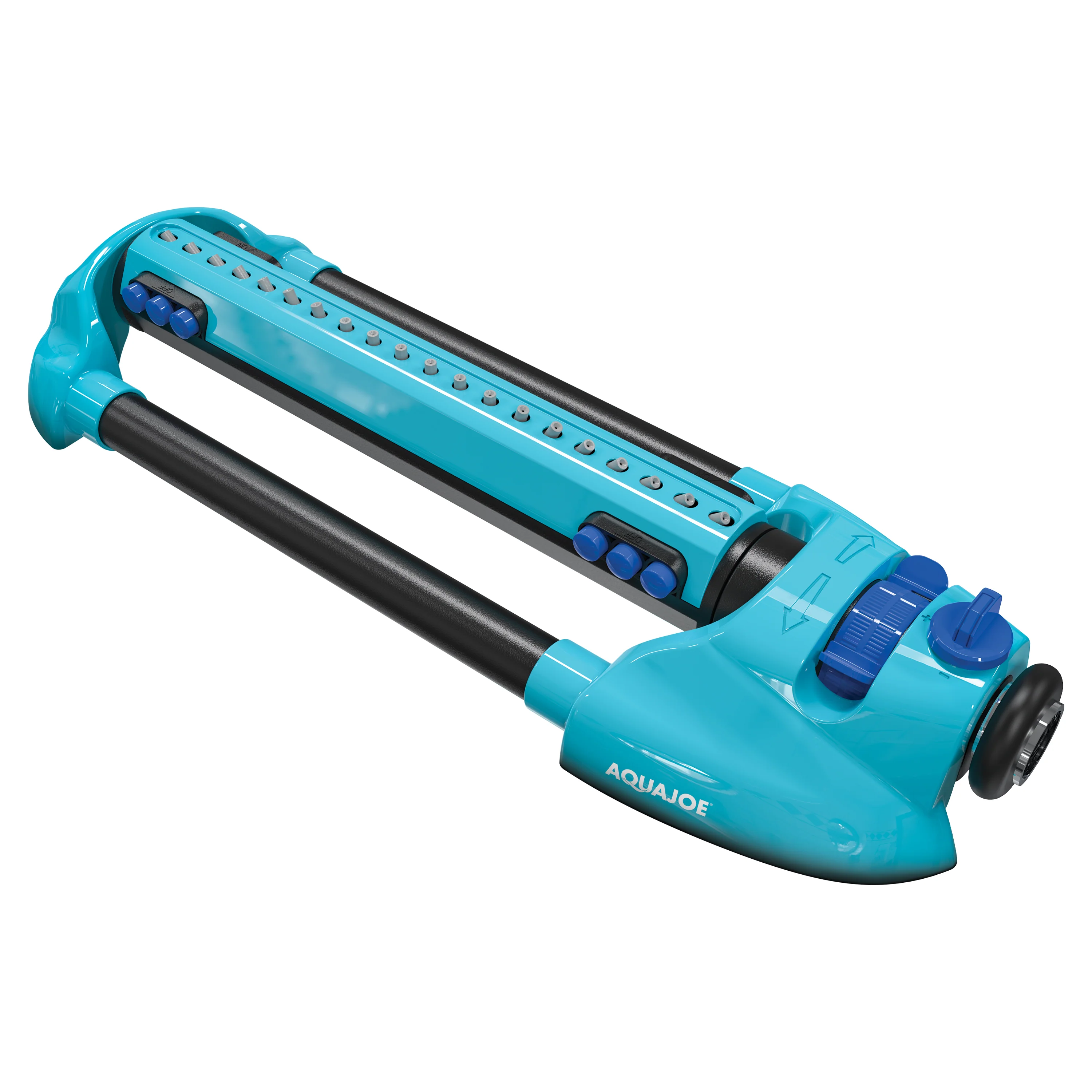 Aqua Joe AJ-OMS20-BRS Indestructible Metal Base Oscillating Sprinkler | Customizable Coverage | 4973 sq ft Max Coverage - Image 8