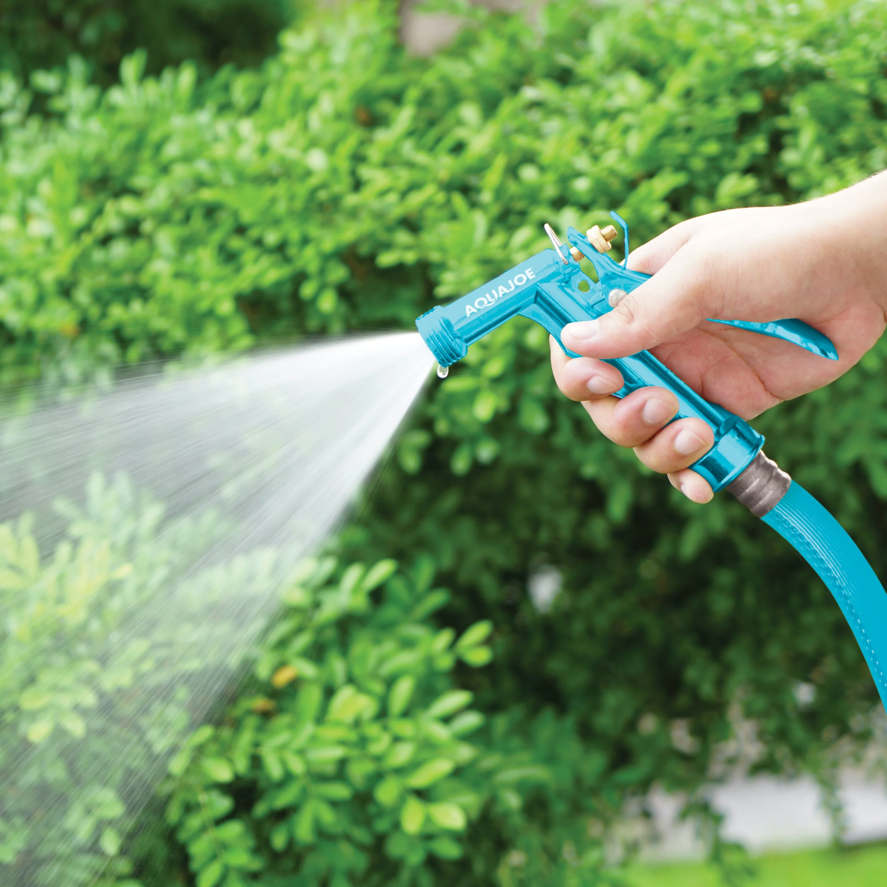 Aqua Joe AJPGN-2PK Full Metal Pistol Grip Hose Nozzle | 2-Pack | 3 Spray Patterns - Image 5