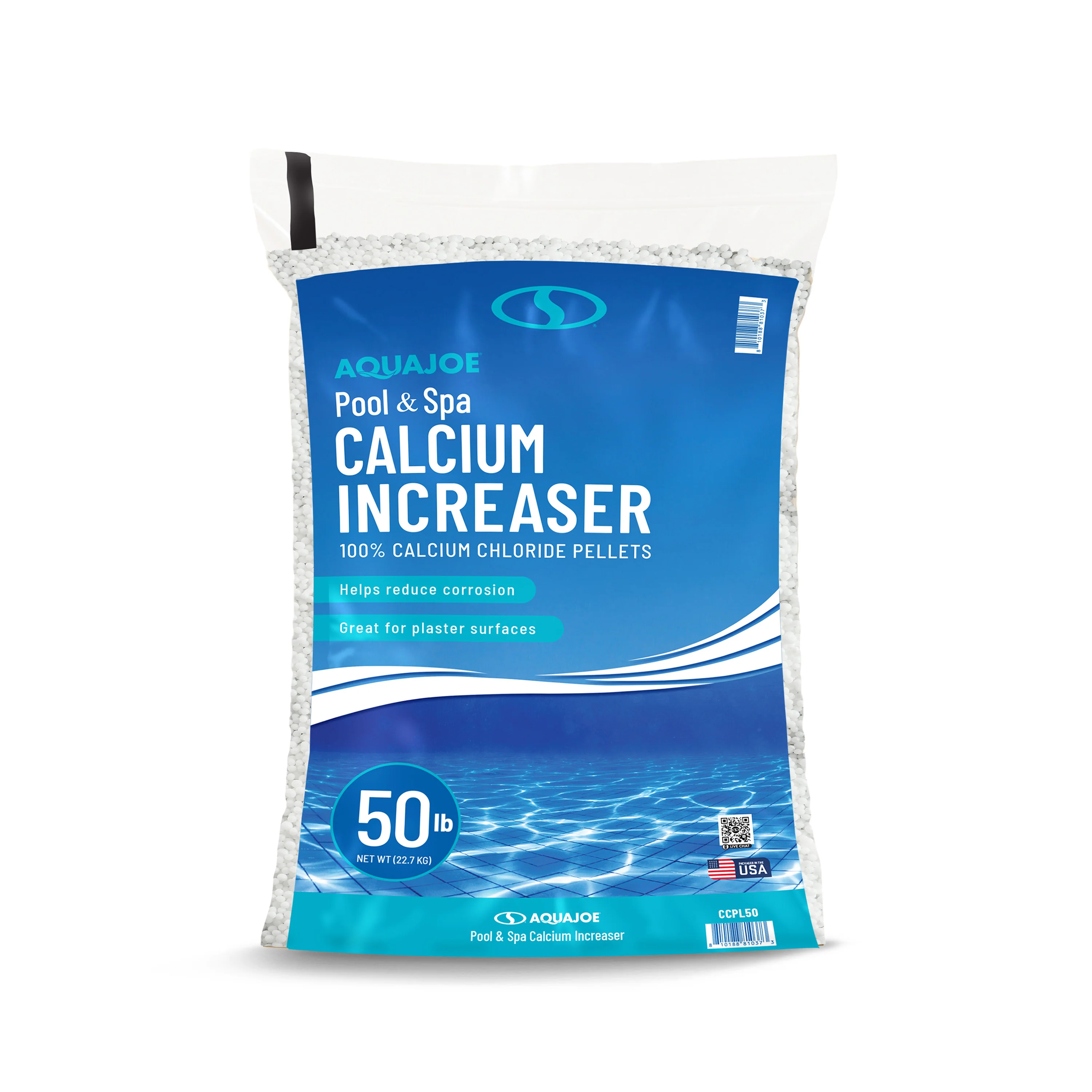 Aqua Joe Pool and Spa Calcium Hardness Increaser | Calcium Chloride Pellets | 50 Lb Bag | Above Ground and Inground Swimming Pools System Accessory for Care, Cleaning, and Maintenance (CAN BE USED FOR ICE MELT) - Image 3