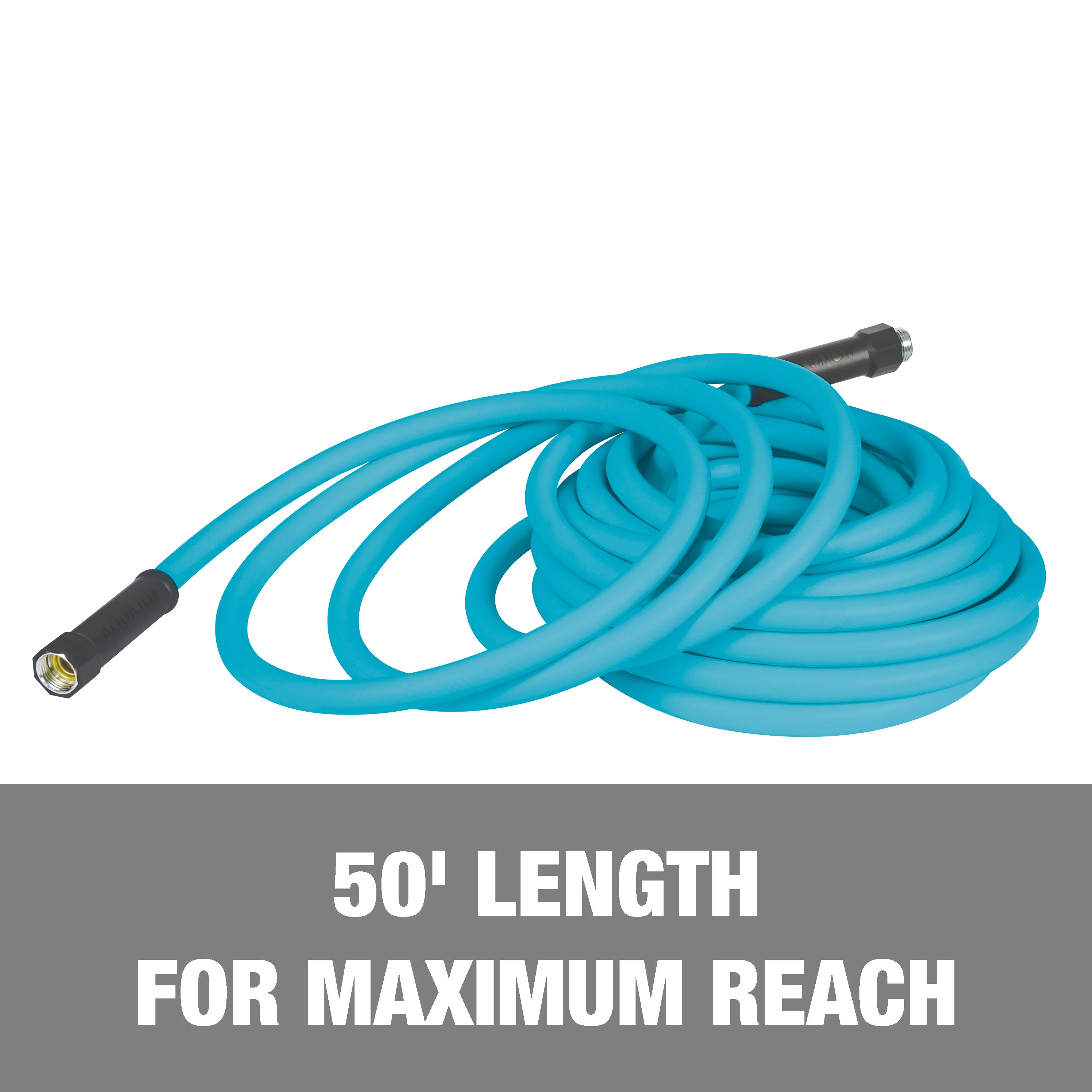 Aqua Joe Hose Stand Bundle | 50ft Hybrid Polymer Garden Hose + Stand W/ Lead-in Bundle - Image 10