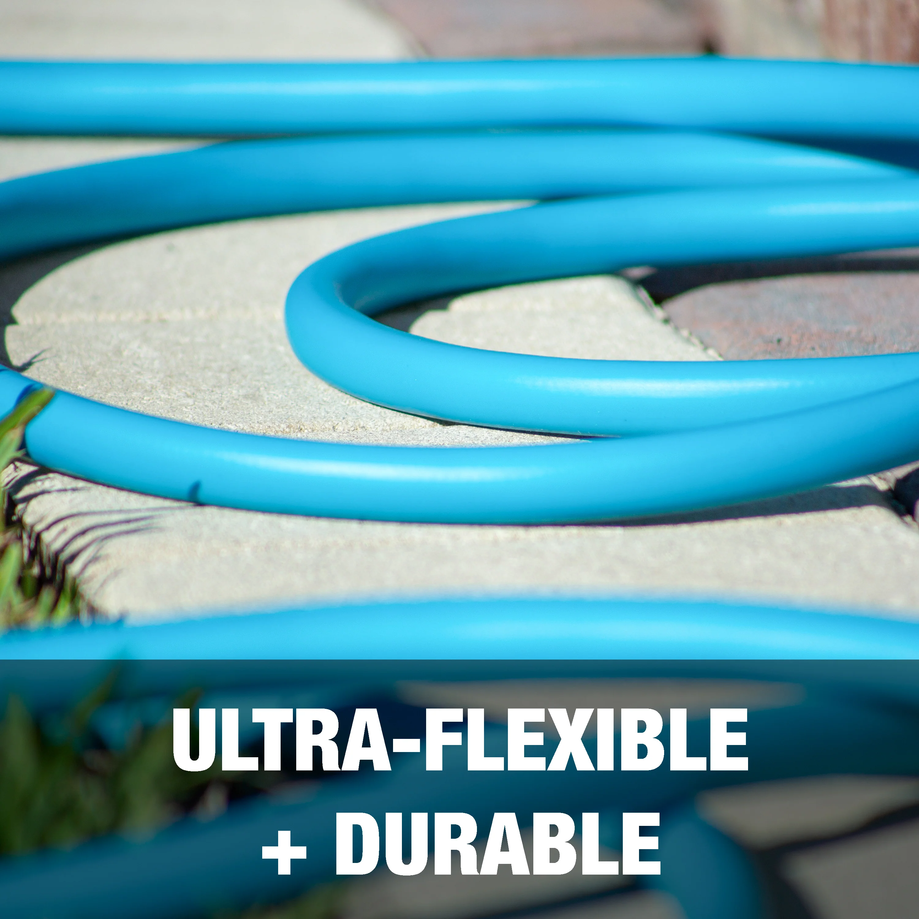 Aqua Joe Hose Stand Bundle | 50ft Hybrid Polymer Garden Hose + Stand W/ Lead-in Bundle - Image 6