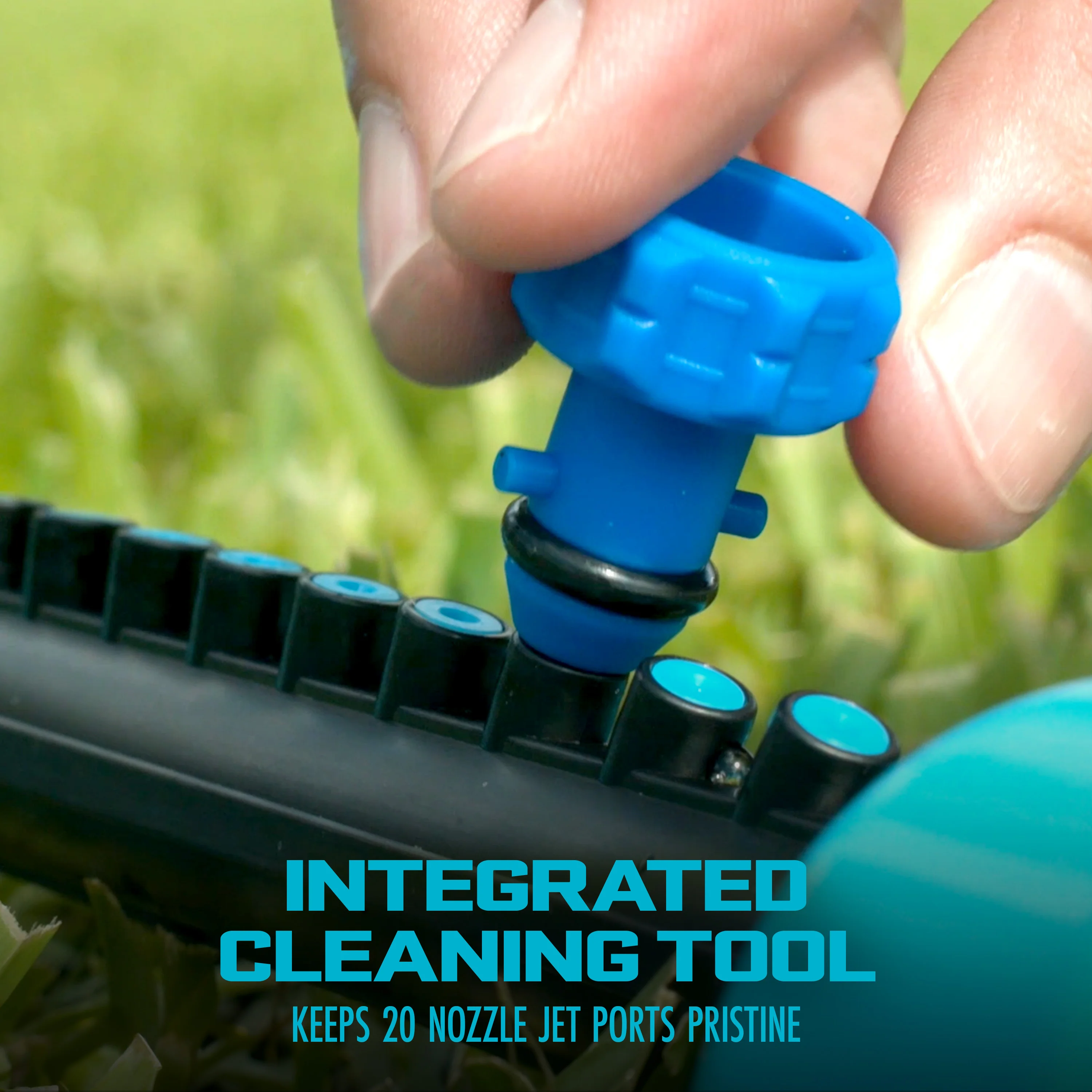 Aqua Joe Indestructible Jumbo Metal Base Oscillating Sprinkler | 4,400 Sq. Ft. Max Coverage - Image 4