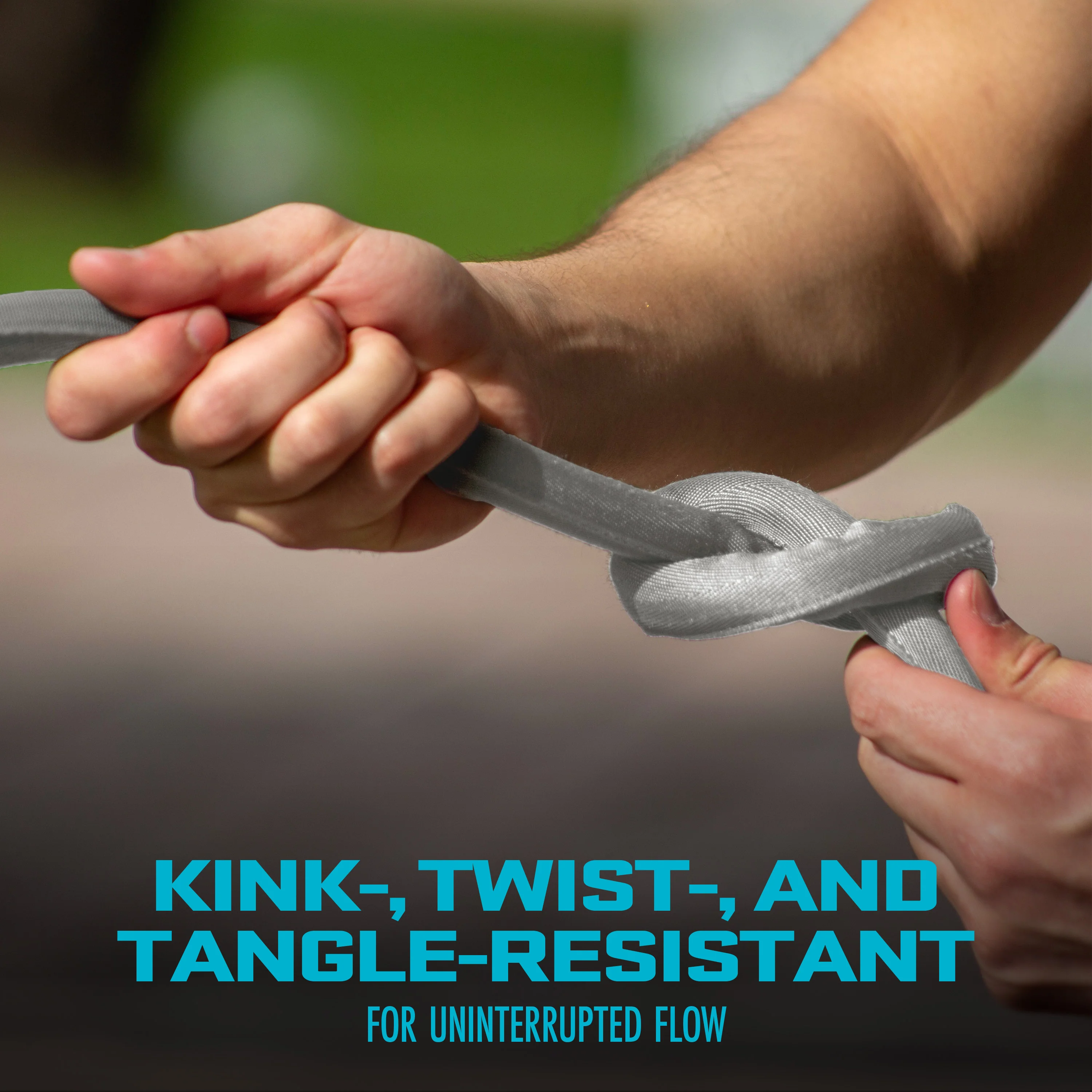 Aqua Joe Xtreme Fiberjacket Garden Hose | 25-Foot | 2-Pack | Metal Fittings - Image 5