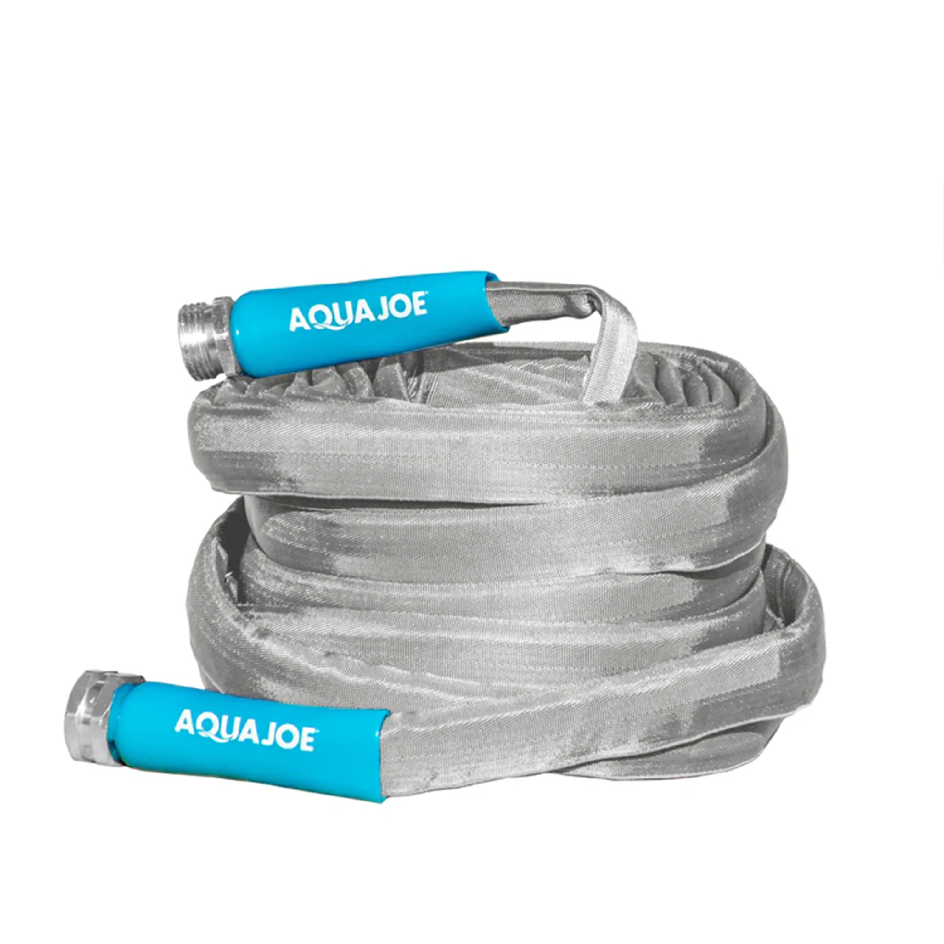 Aqua Joe Xtreme Fiberjacket Garden Hose | 50-Foot | 2-Pack | Metal Fittings - Image 8