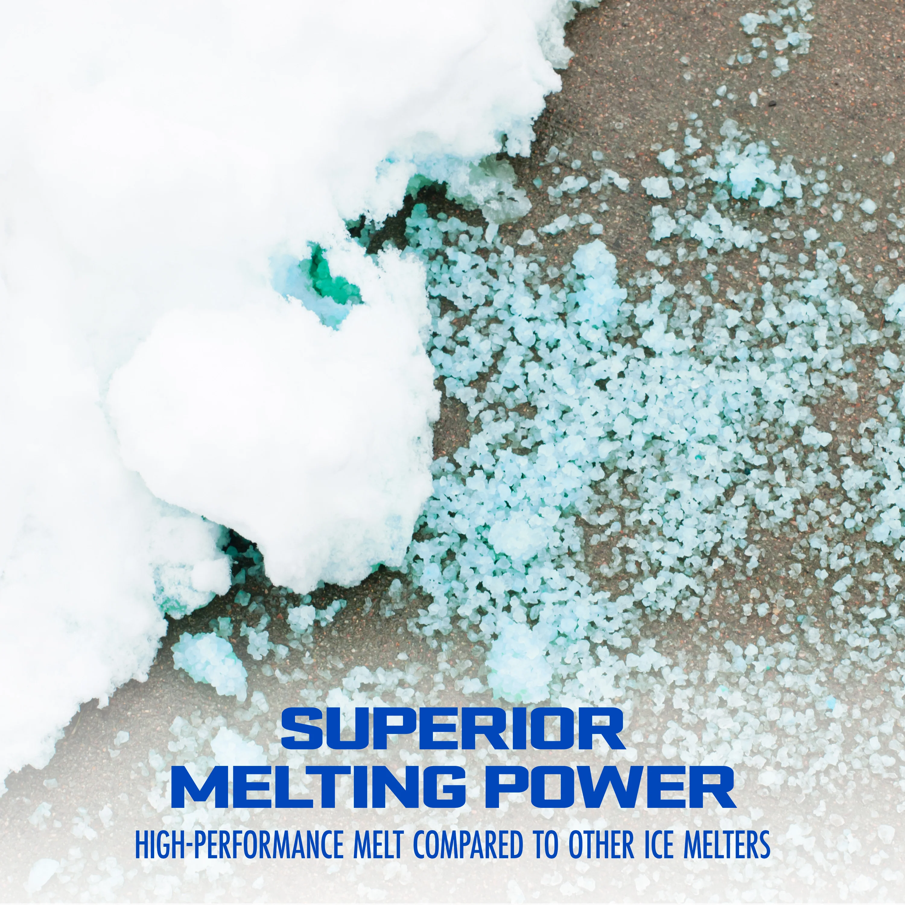 Blue Heat Calcium Blend Ice and Snow Melt + Deicer W/ Heat Generating Pellets | 20 Lb. Bag | Works to -25°F - Image 4