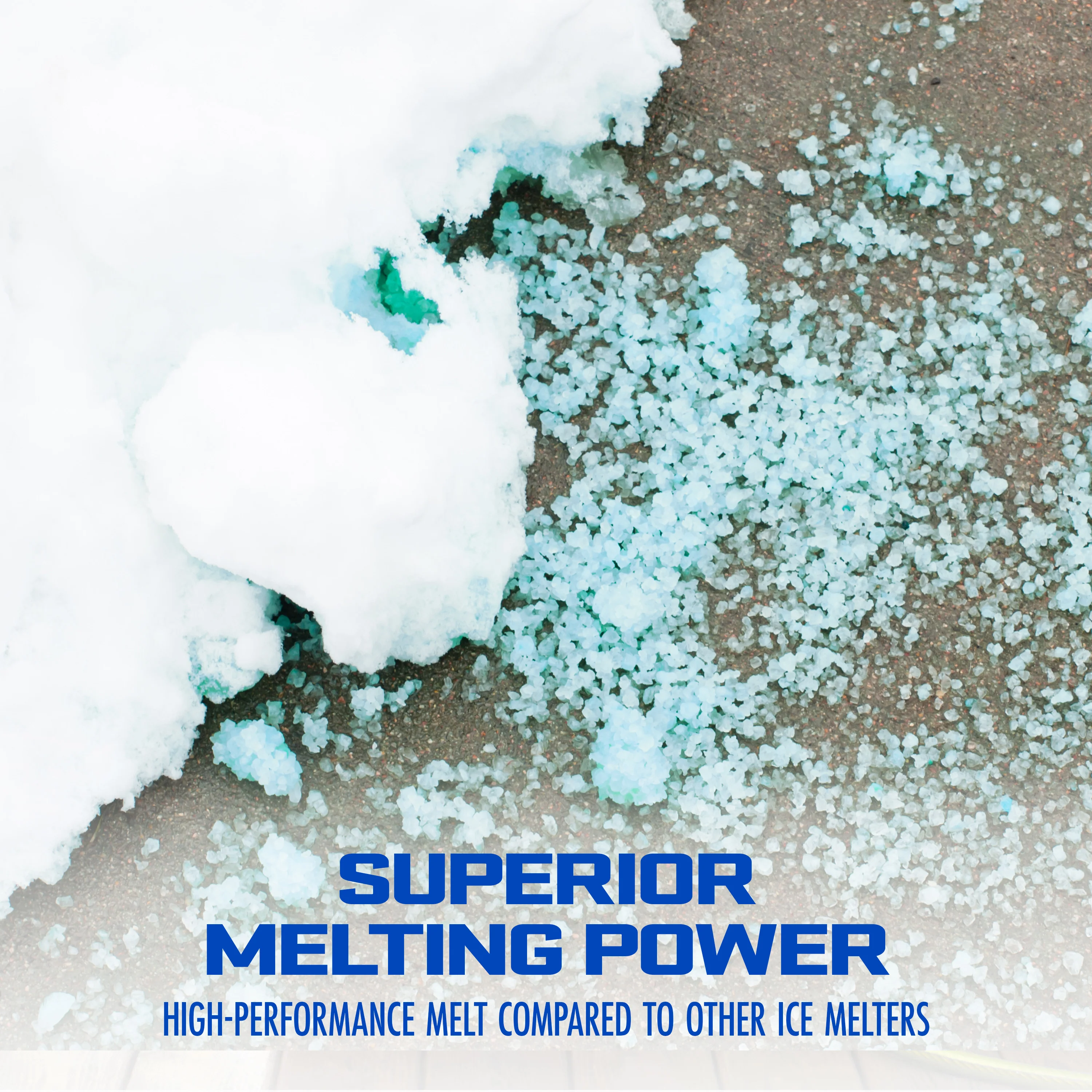 Blue Heat BH50 Calcium Blend Ice and Snow Melt + Deicer W/ Heat Generating Pellets | 50 Lb. Bag | Works to -25°F - Image 4