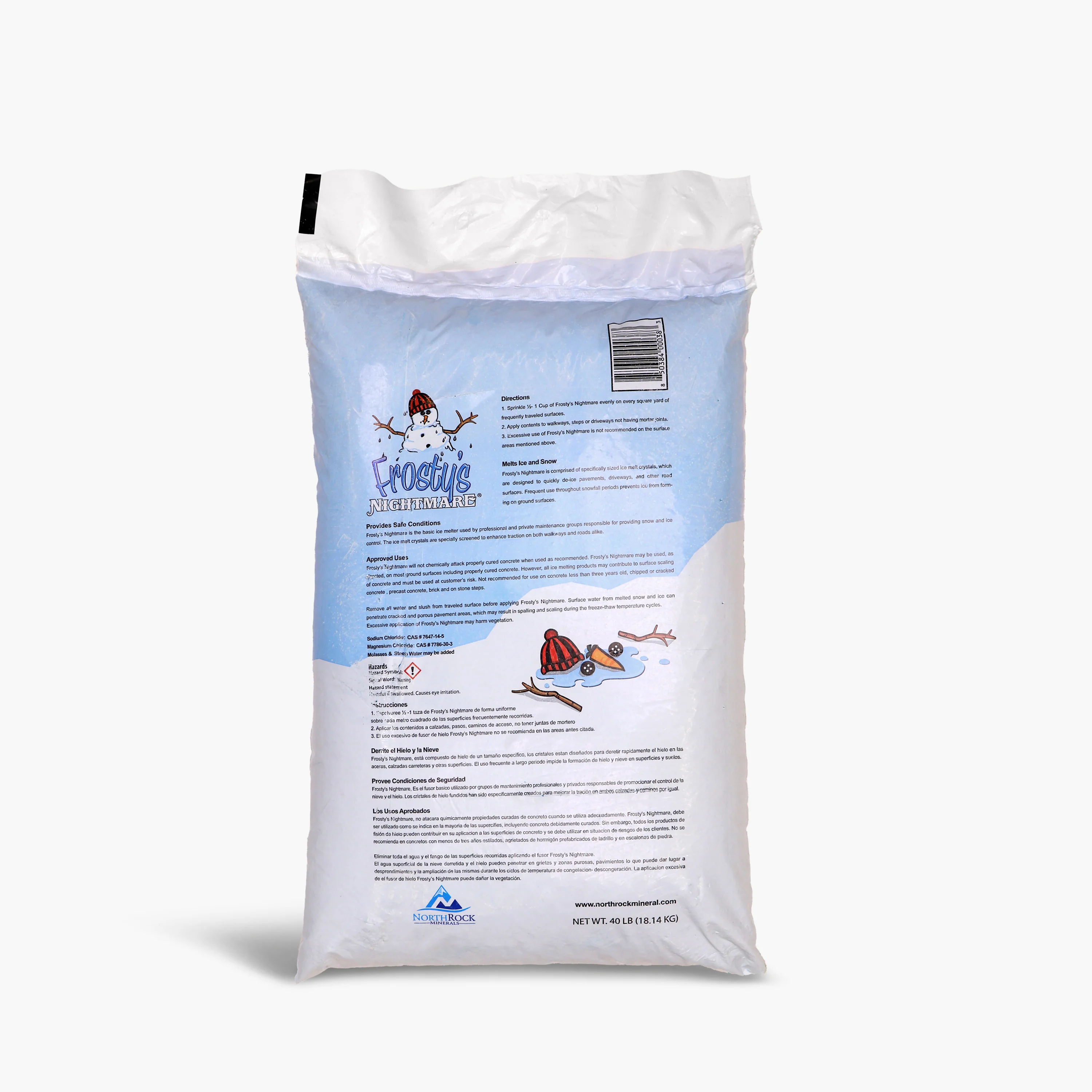 Frosty's Nightmare Ice and Snow Melt + Deicer Blend | 40 Lb. Bag - Image 3