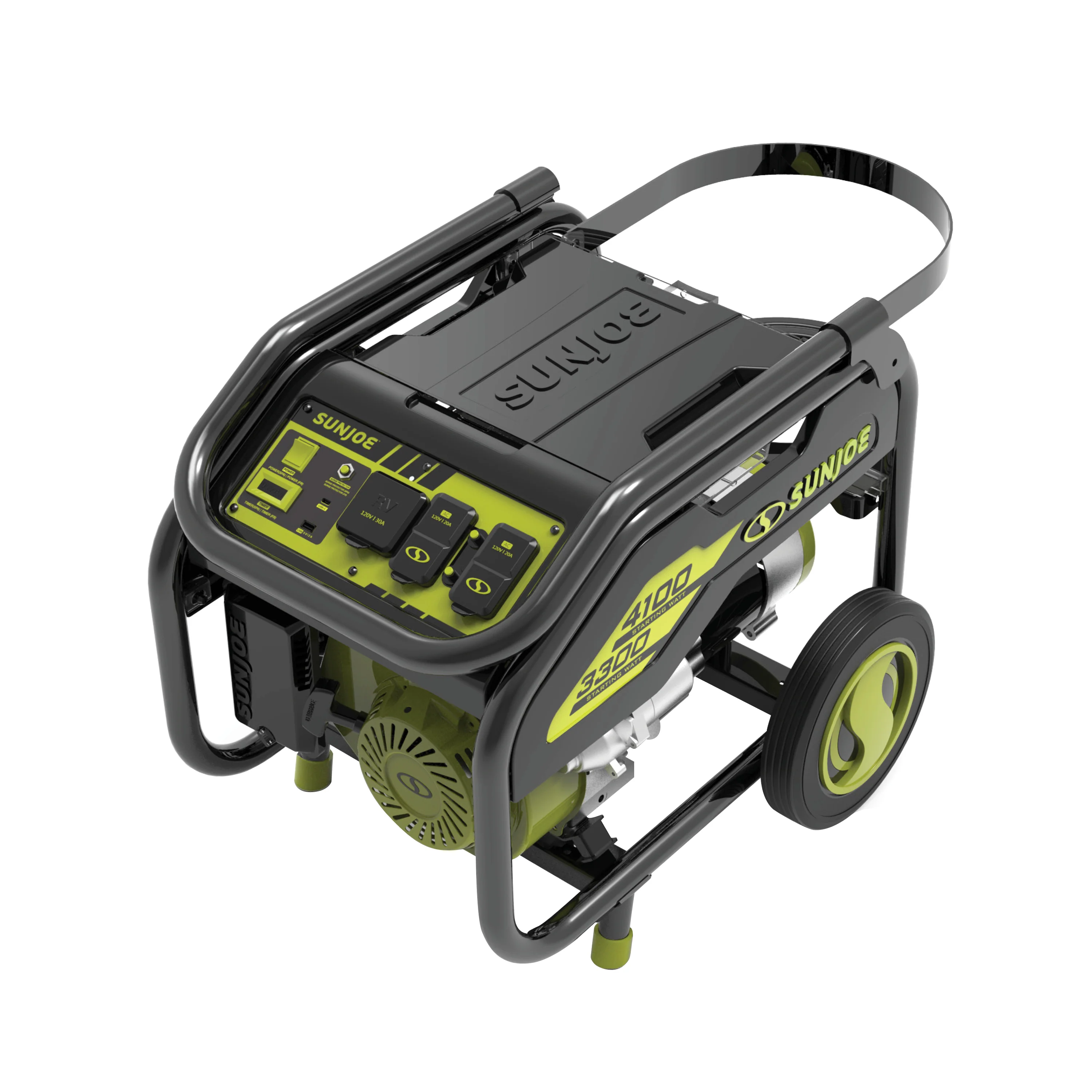 Sun Joe SJG4100LP Portable Propane Generator | Push-Button Electric + Recoil Start | Power Cooling System | 4100 Starting Watt | 3300 Running Watt | W/ 24V 2.0-Ah Battery and Charger - Image 14