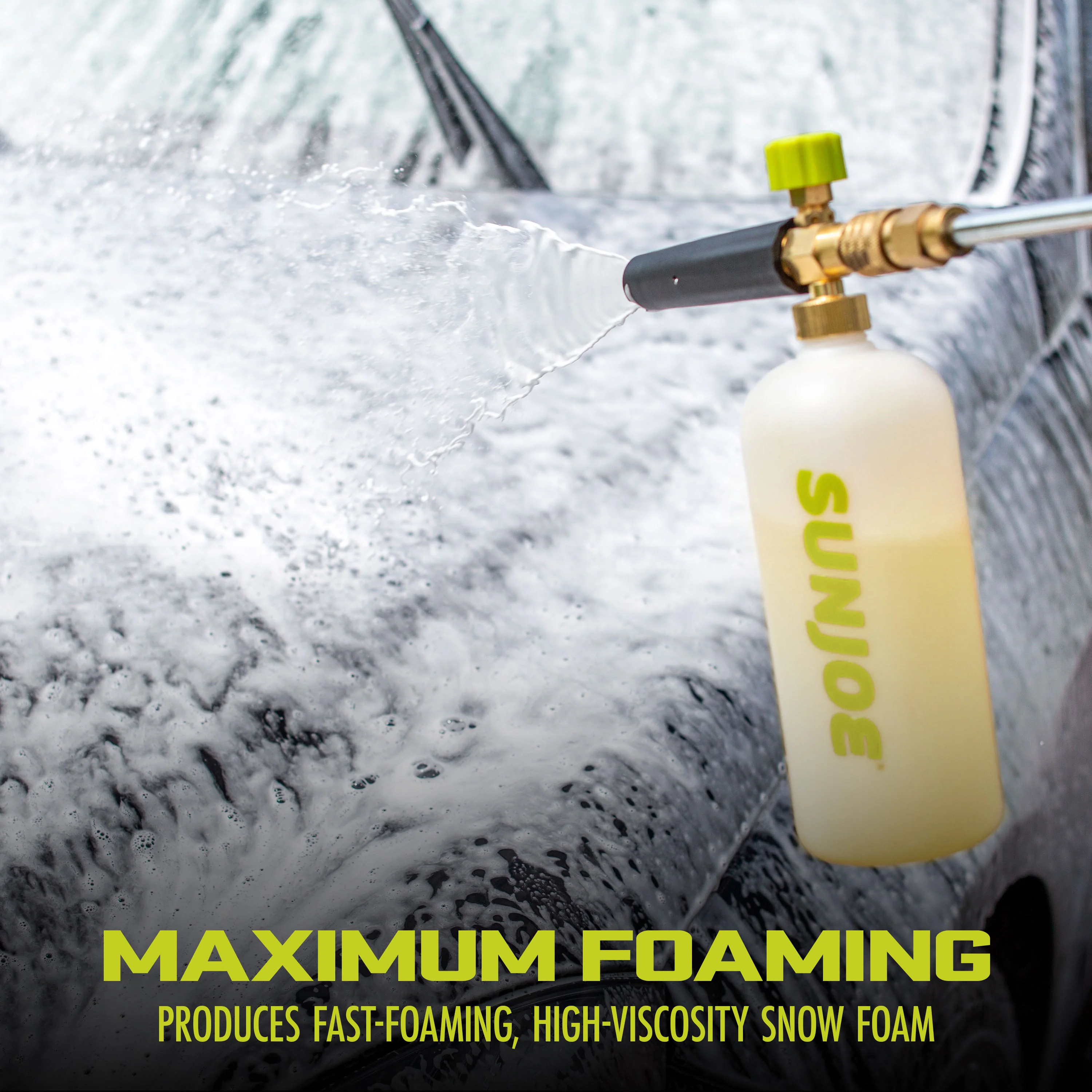 Sun Joe Premium Snow Foam Pressure Washer Rated Car Wash Soap + Cleaner, Pineapple Scent | 1 Gal. - Image 3