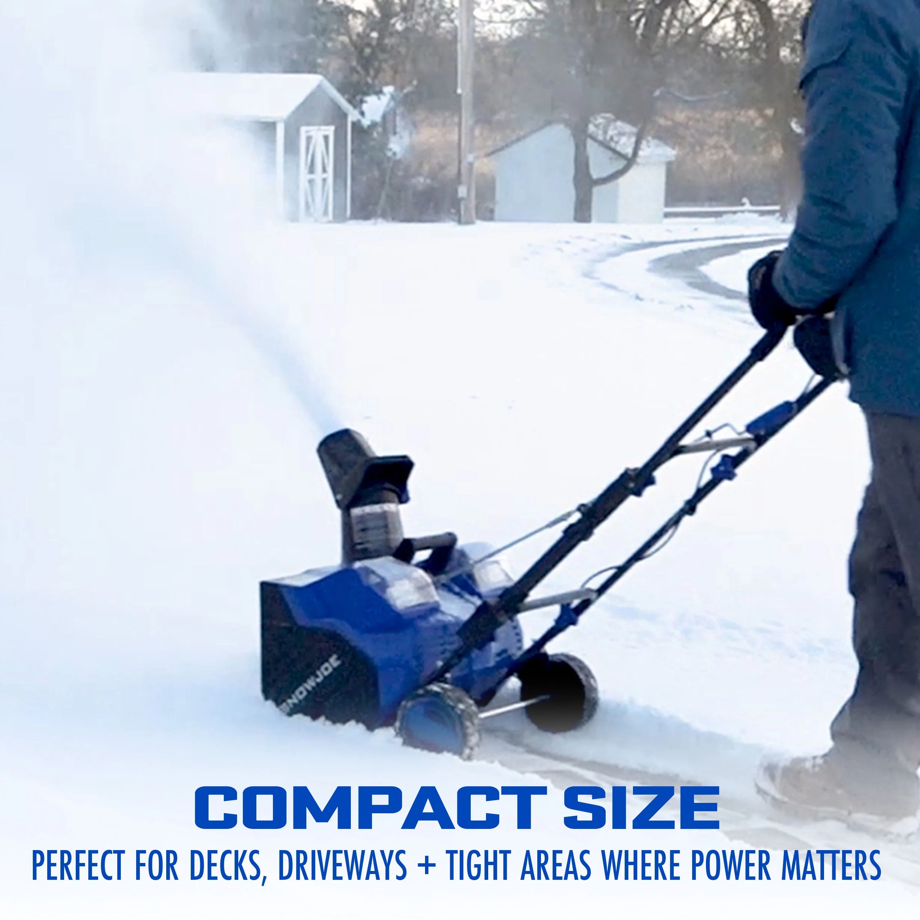 Snow Joe 48-Volt* IONMAX Snow Blower Bundle | W/ 2 x 4.0-Ah Batteries, Dual Port Charger, Cover, Ice Scraper, and Extended Warranty - Image 9