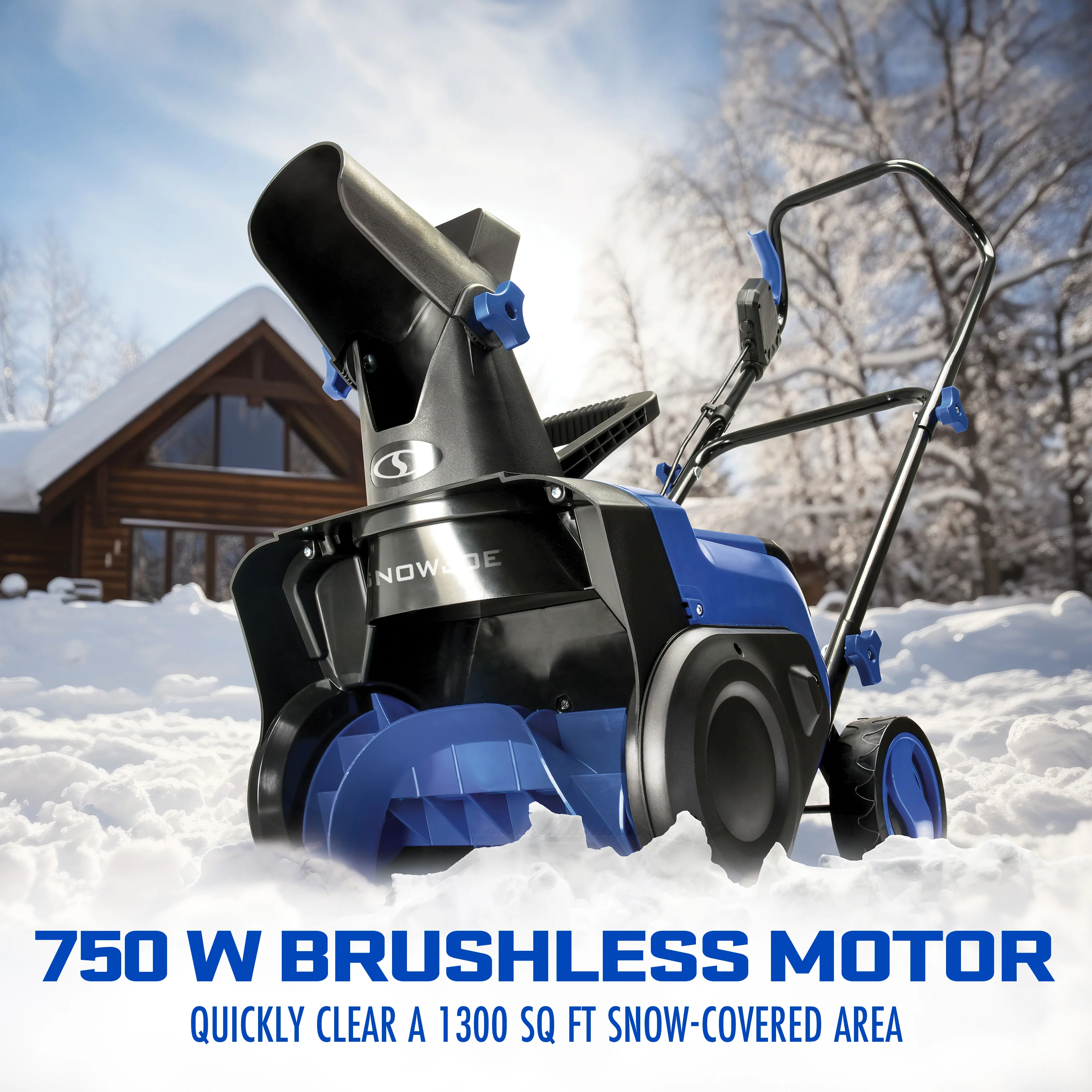 Snow Joe 24V-X2-SB15 48-Volt* IONMAX Cordless Single-Stage Snow Blower Kit | 15-inch | Brushless 750W Motor | W/ 2 x 4.0-Ah Batteries + Charger - Image 3