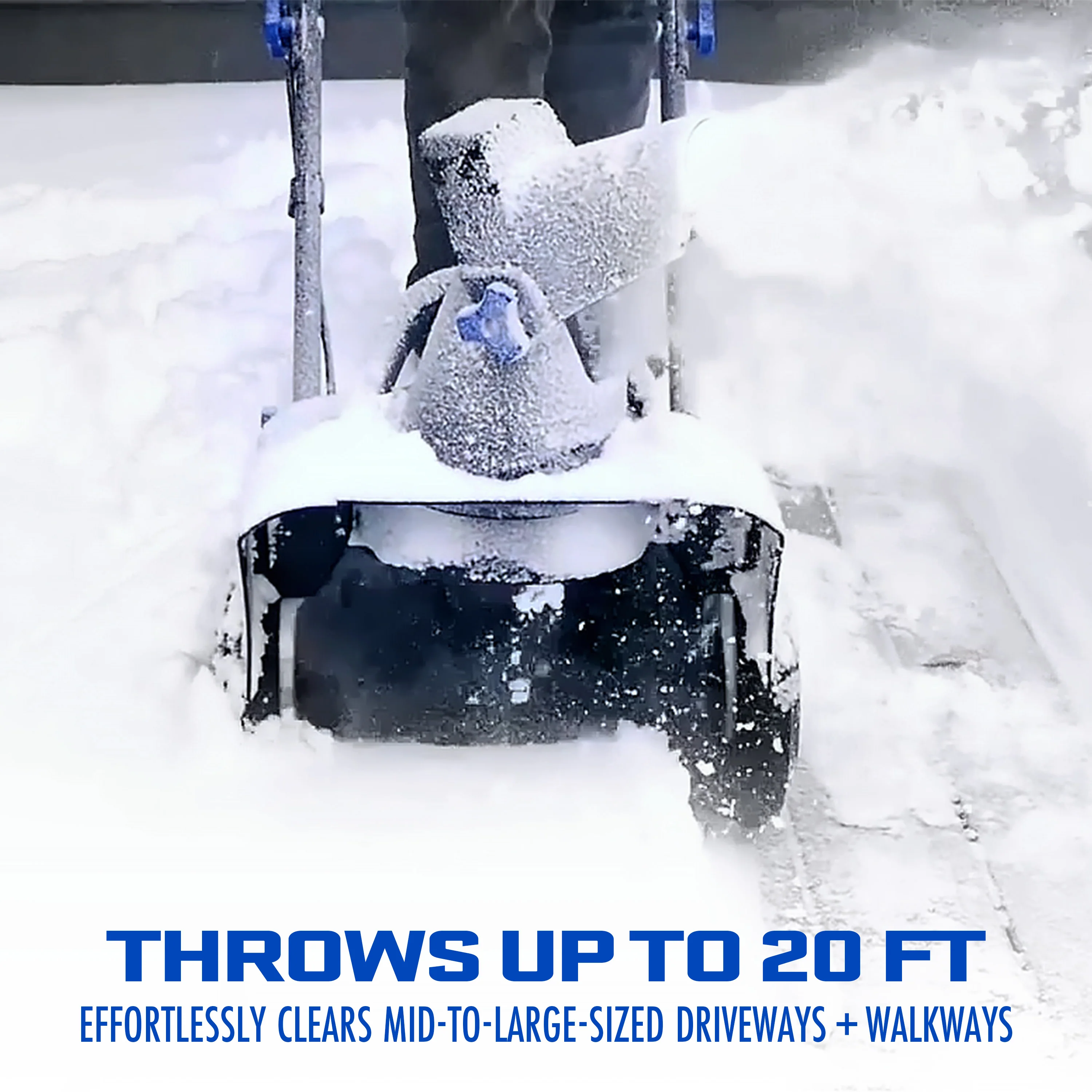 Snow Joe 24V-X2-SB15 48-Volt* IONMAX Cordless Single-Stage Snow Blower Kit | 15-inch | Brushless 750W Motor | W/ 2 x 4.0-Ah Batteries + Charger - Image 6