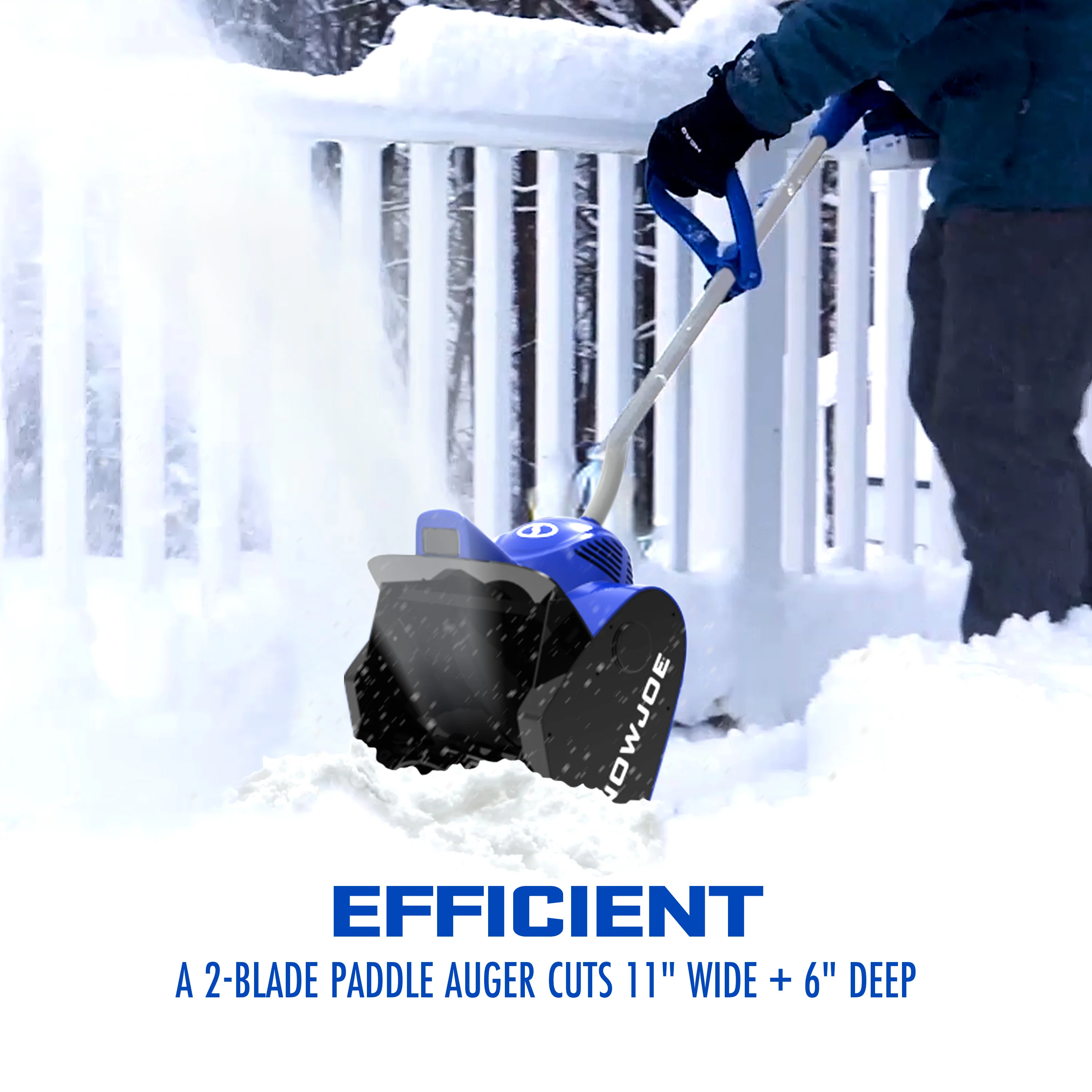 Snow Joe 324E Electric Snow Shovel | 11-Inch | 10 Amp Motor| Headlights - Image 6