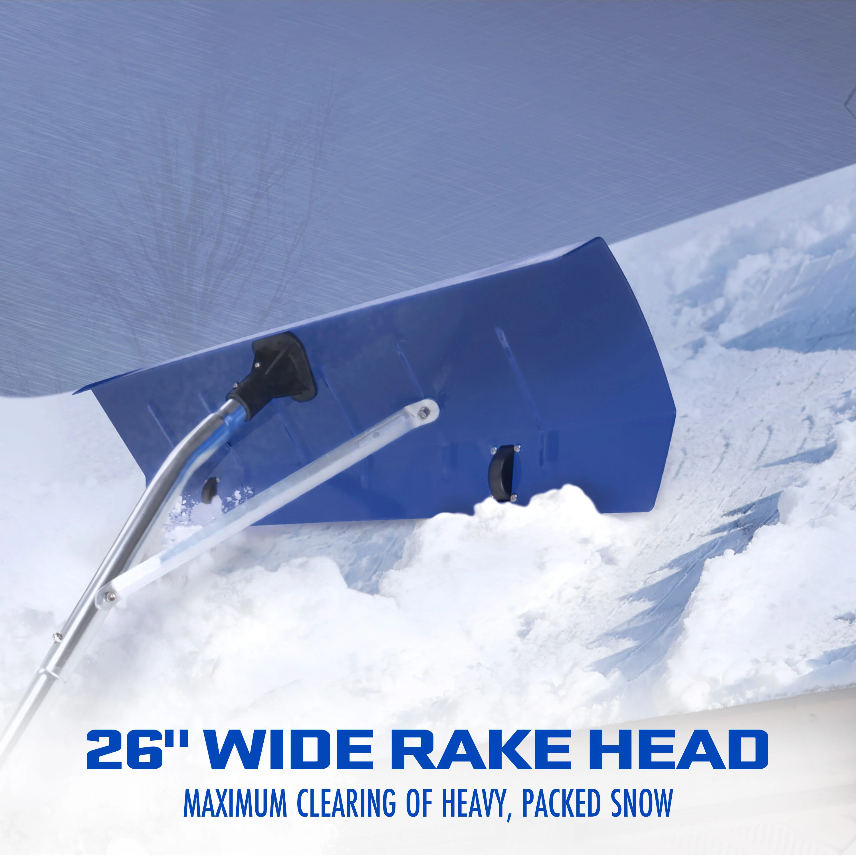 Snow Joe RJ207M 20-Foot Extendable Scratch Free Aluminum Snow Shovel Roof Rake - Image 4