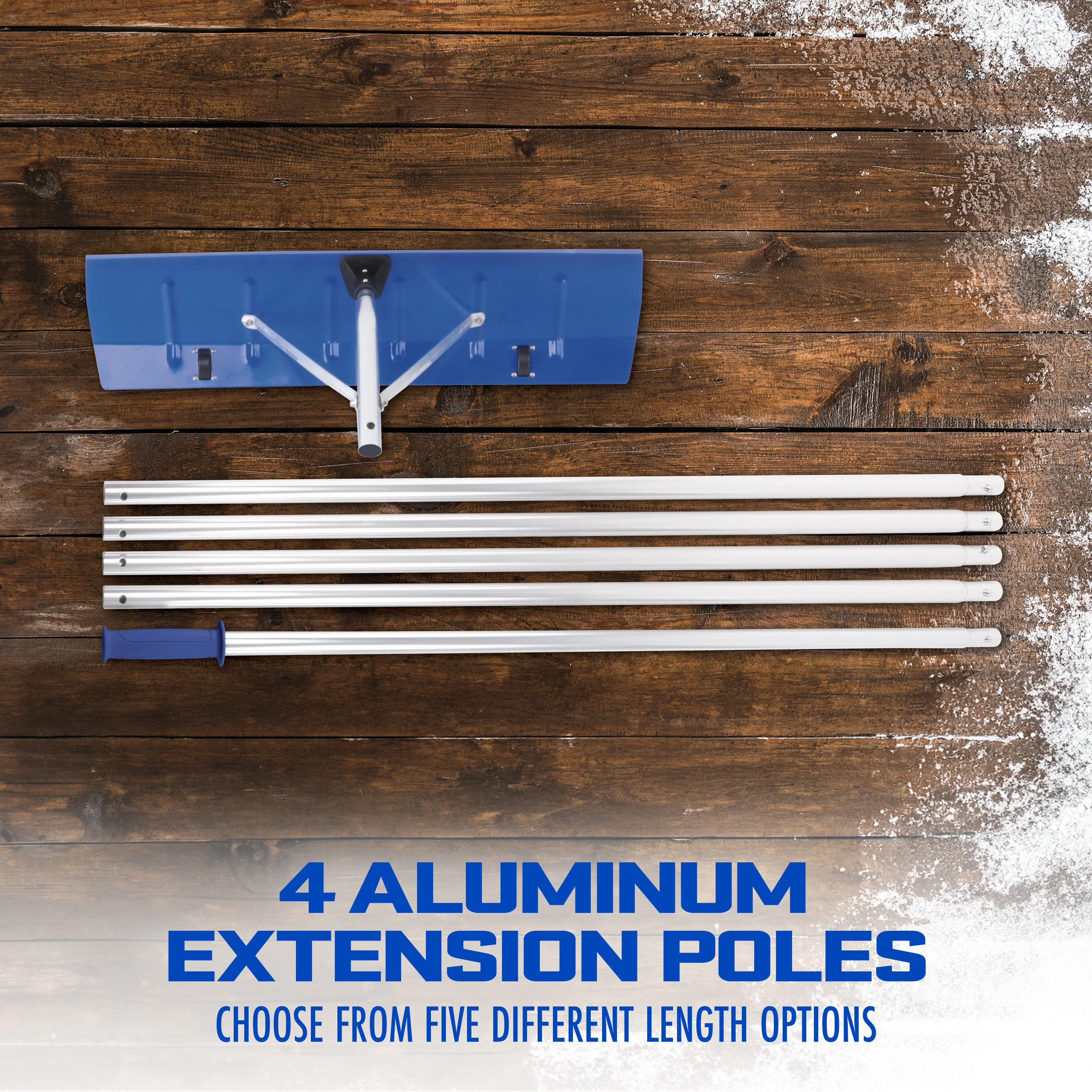 Snow Joe RJ207M 20-Foot Extendable Scratch Free Aluminum Snow Shovel Roof Rake - Image 5