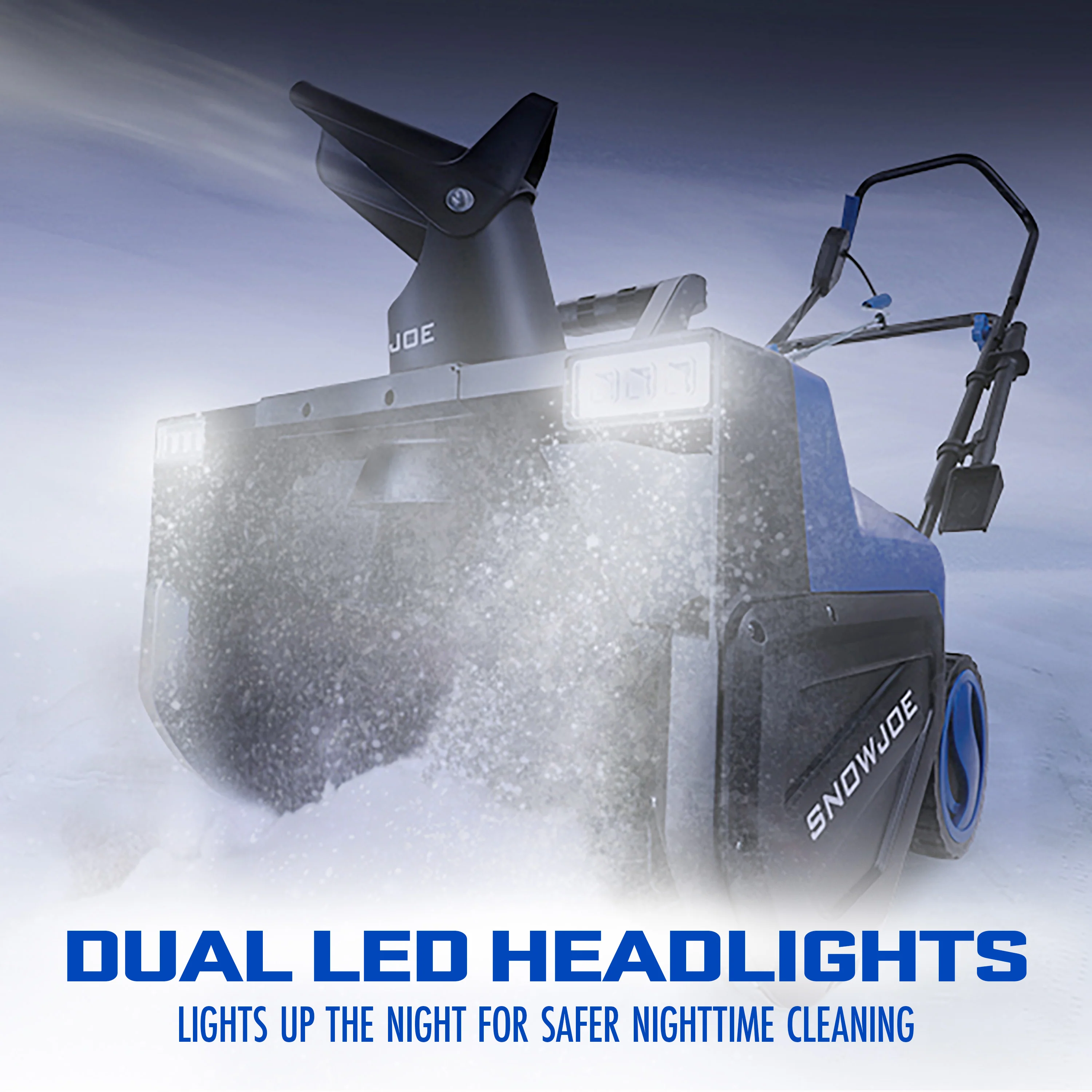 Snow Joe SJ627E-CVR Electric Snow Blower | 22-Inch | 15-Amp | w/ Dual LED Lights + Bonus Cover - Image 4