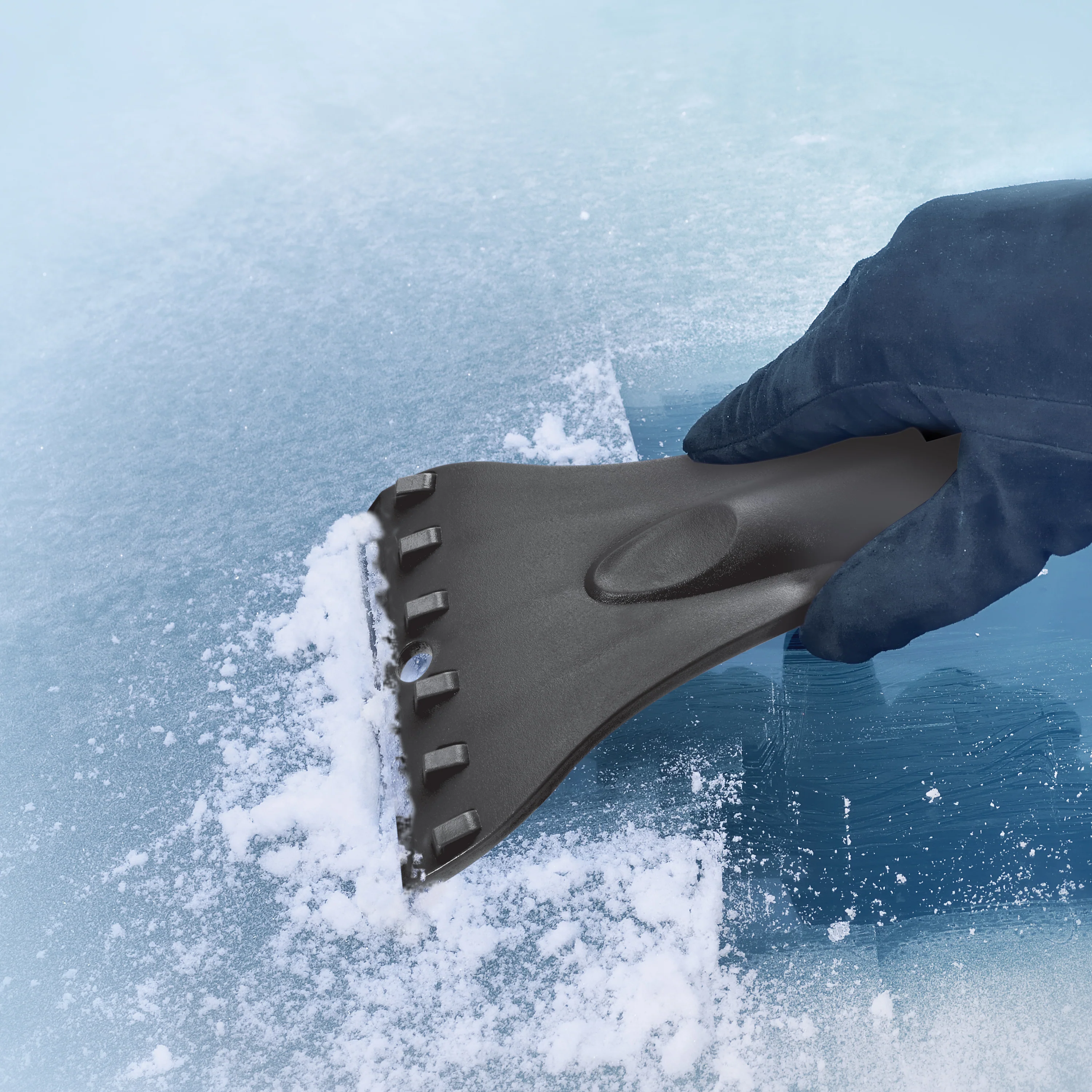 Snow Joe SJBLZD-JMB-BLK2 Jumbo Telescoping Snow Broom + Ice Scraper | 2-Pack (Black) - Image 6