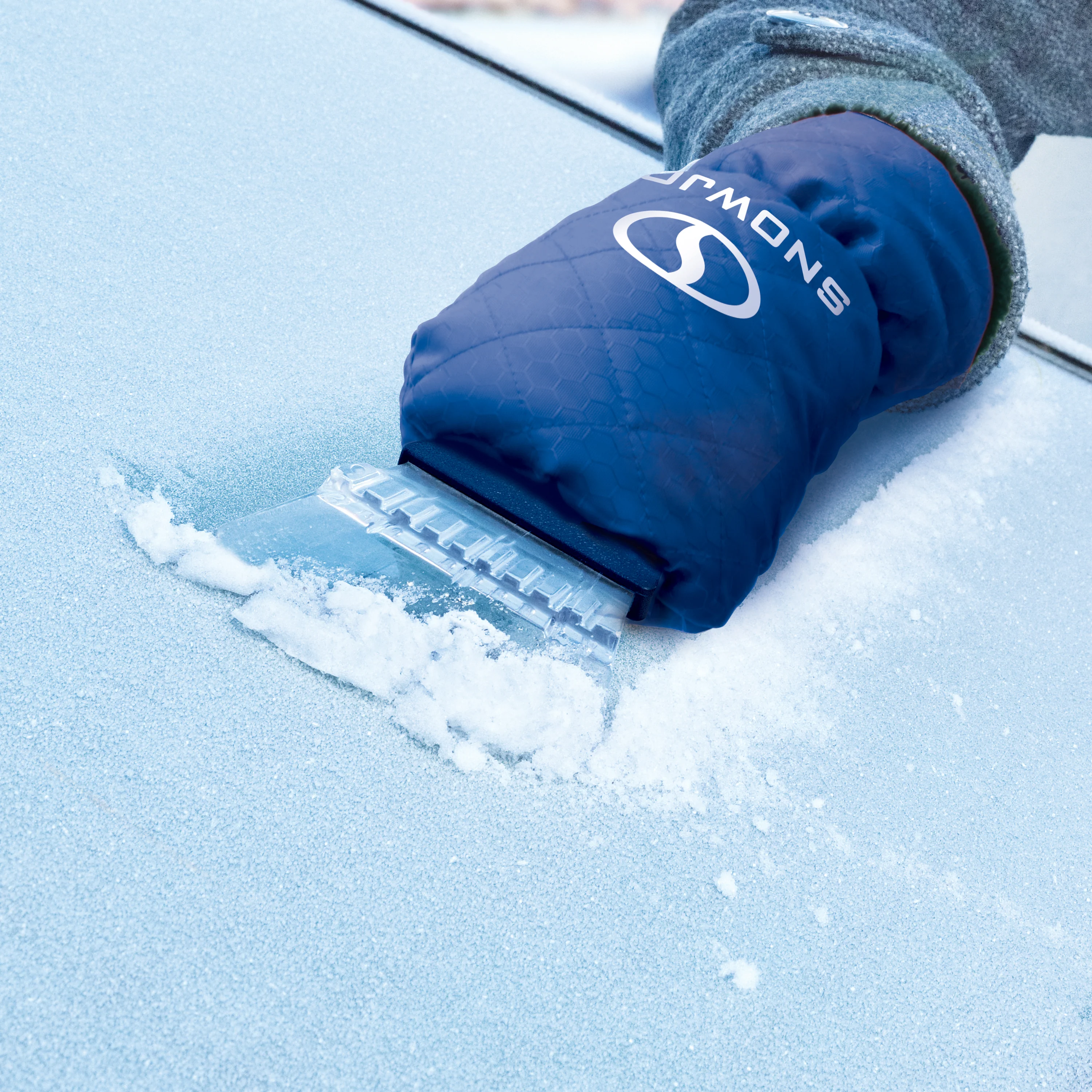 Snow Joe Polar Fleece Lined Mitt W/ Built-In Heavy-Duty Ice Scraper | Waterproof - Image 4