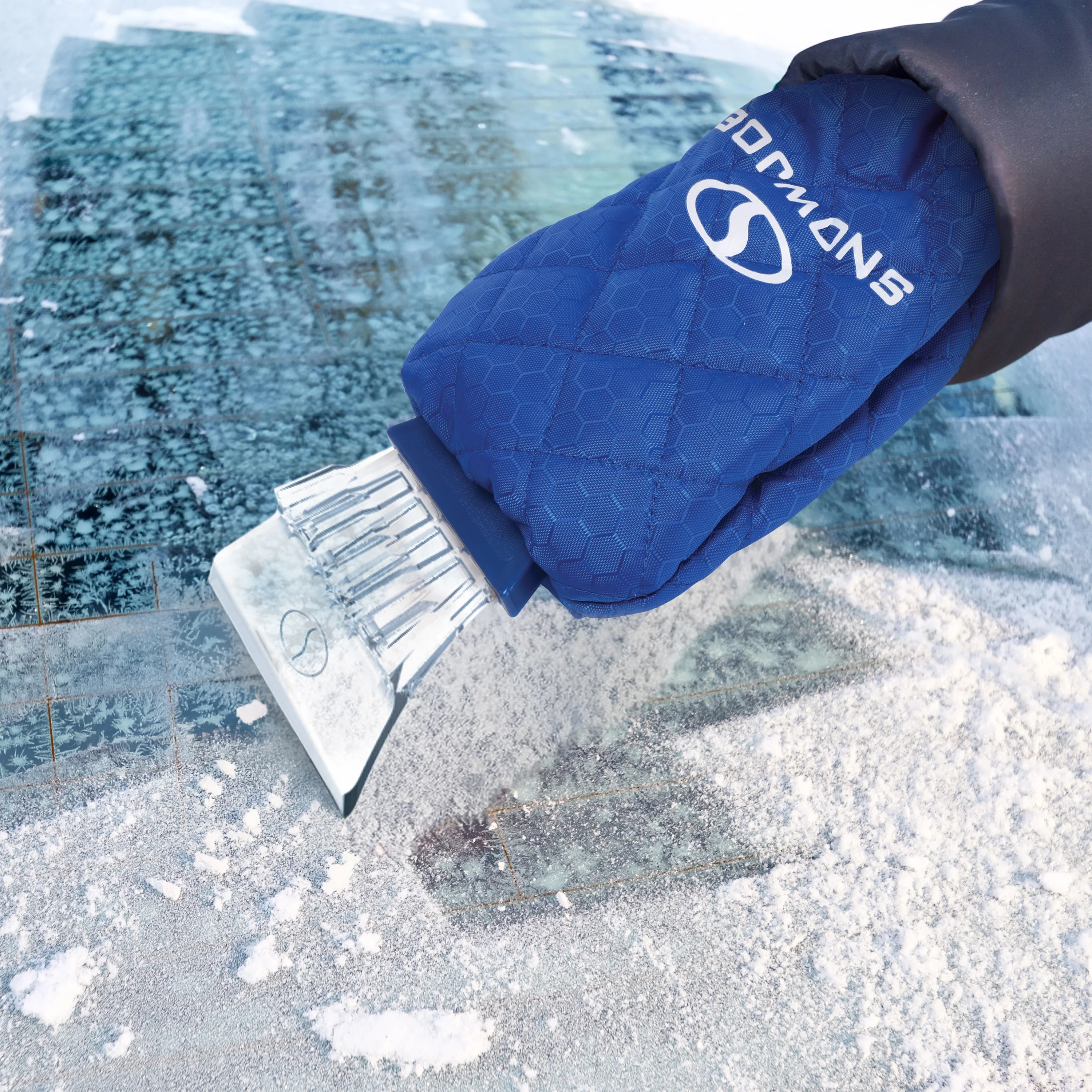 Snow Joe Polar Fleece Lined Mitt W/ Built-In Heavy-Duty Ice Scraper | Waterproof - Image 7