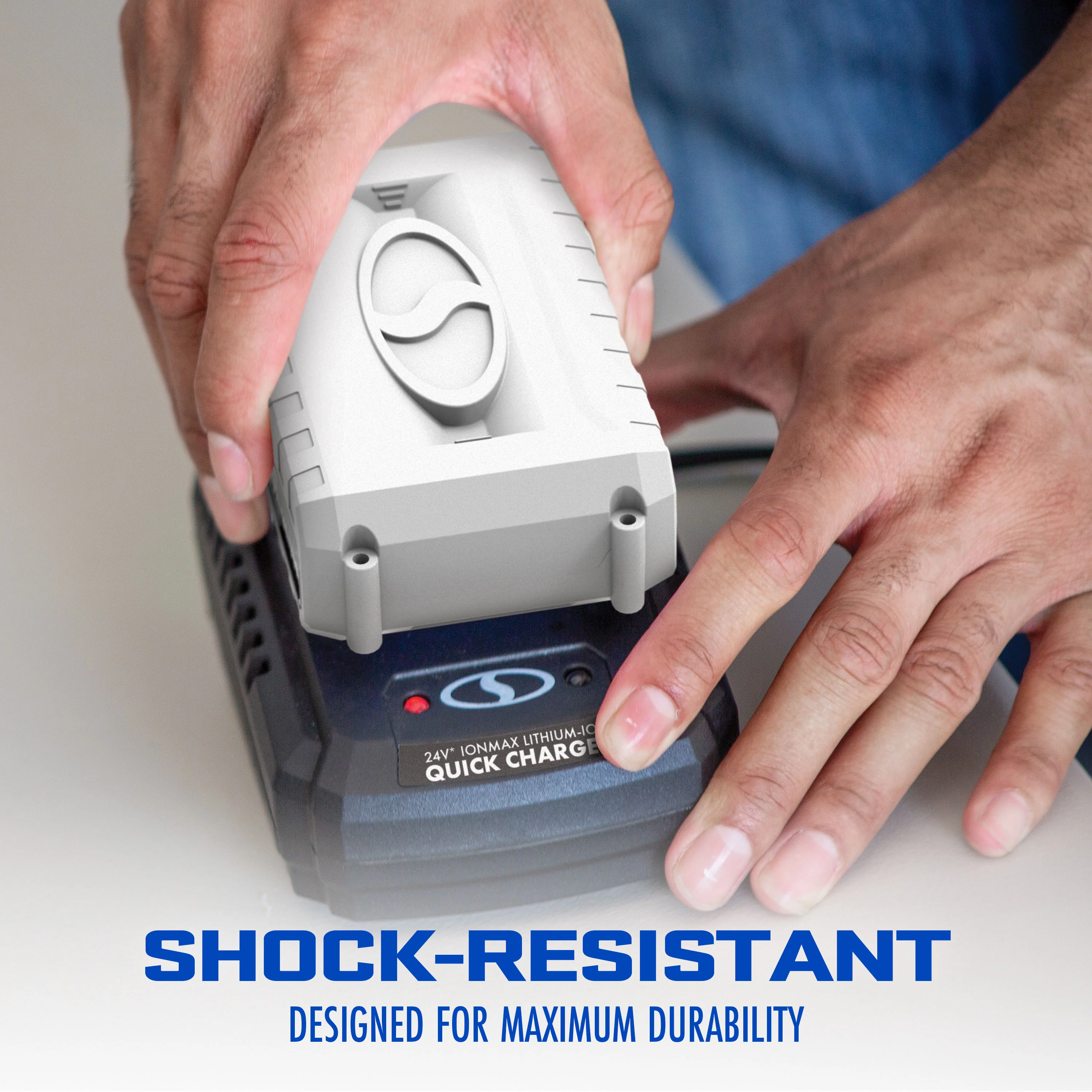 Snow Joe + Sun Joe CERTIFIED AUTHENTIC High Speed Charging Bundle | W/ 2 x 2.0-Ah Batteries - Image 5