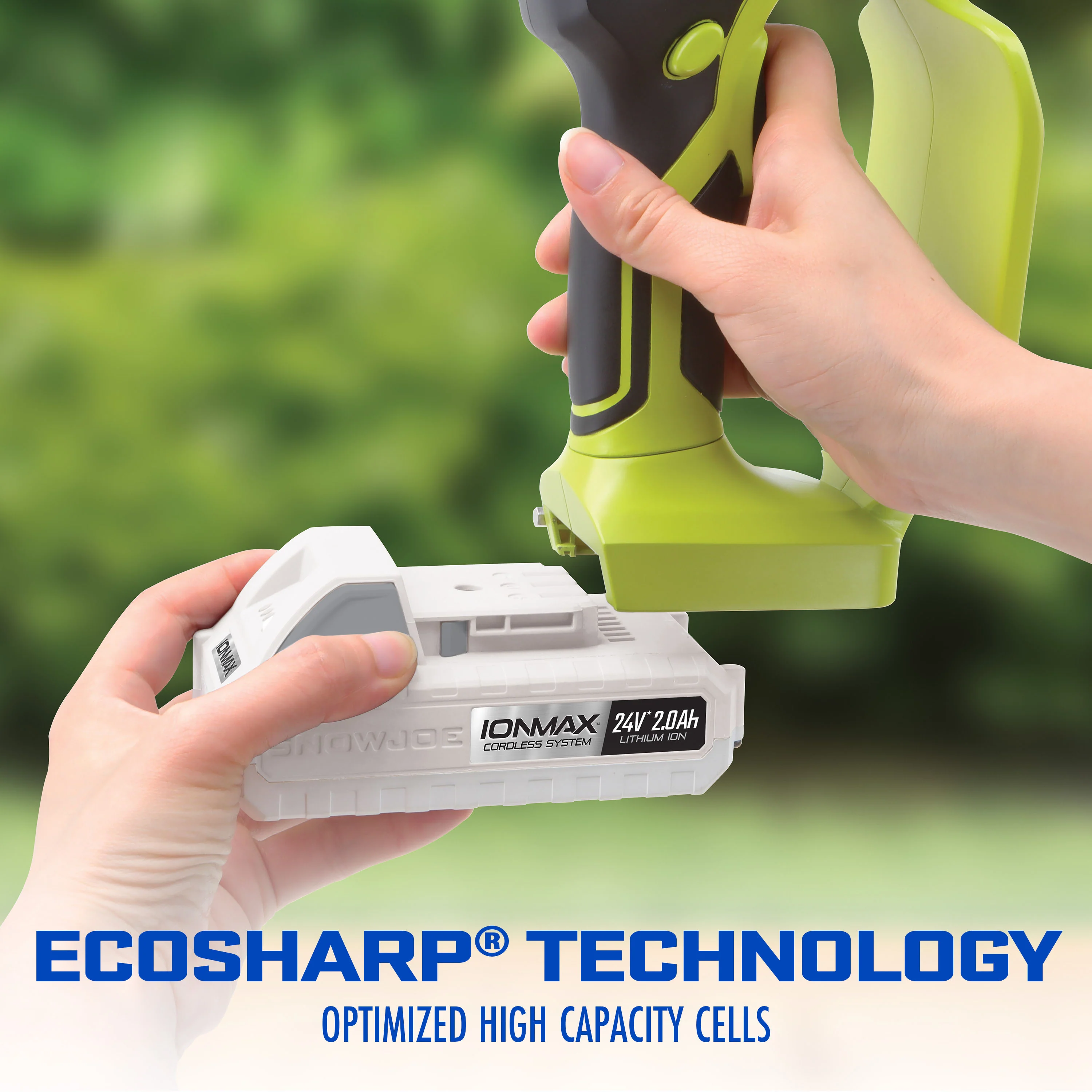 Snow Joe + Sun Joe CERTIFIED AUTHENTIC High Speed Charging Bundle | W/ 2 x 2.0-Ah Batteries - Image 7