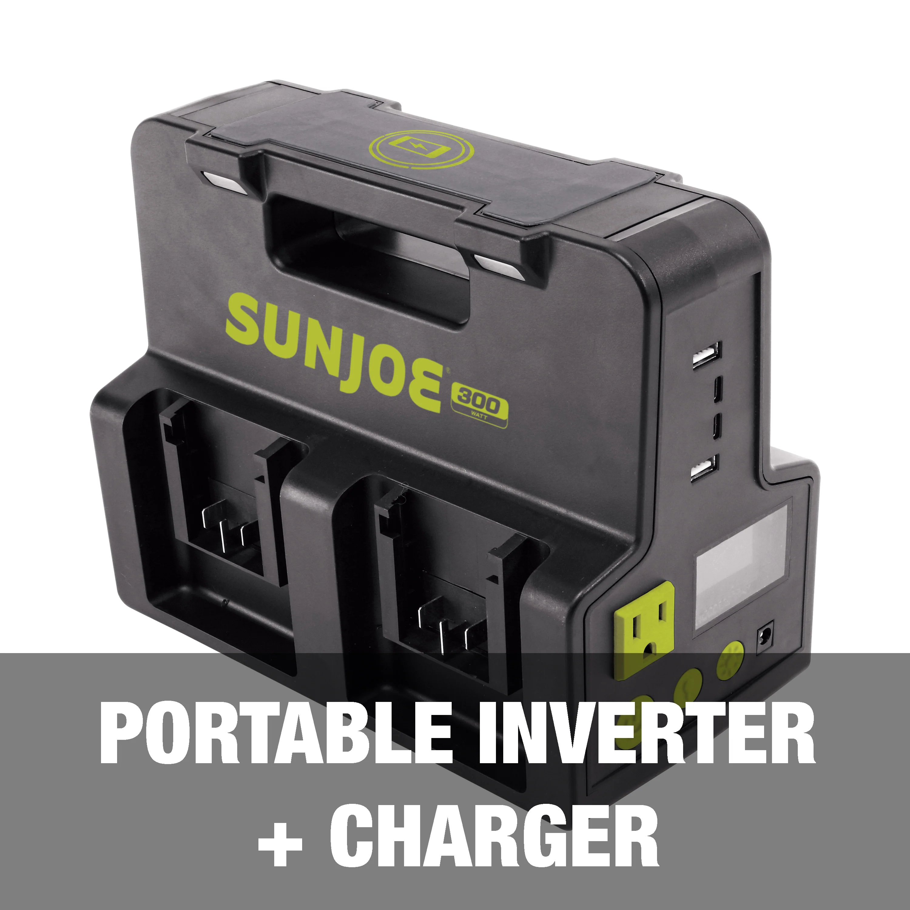 Snow Joe + Sun Joe CERTIFIED AUTHENTIC Ultimate 24-Volt* Charging Bundle | Power Station + 2 x 4.0-Ah Batteries - Image 12