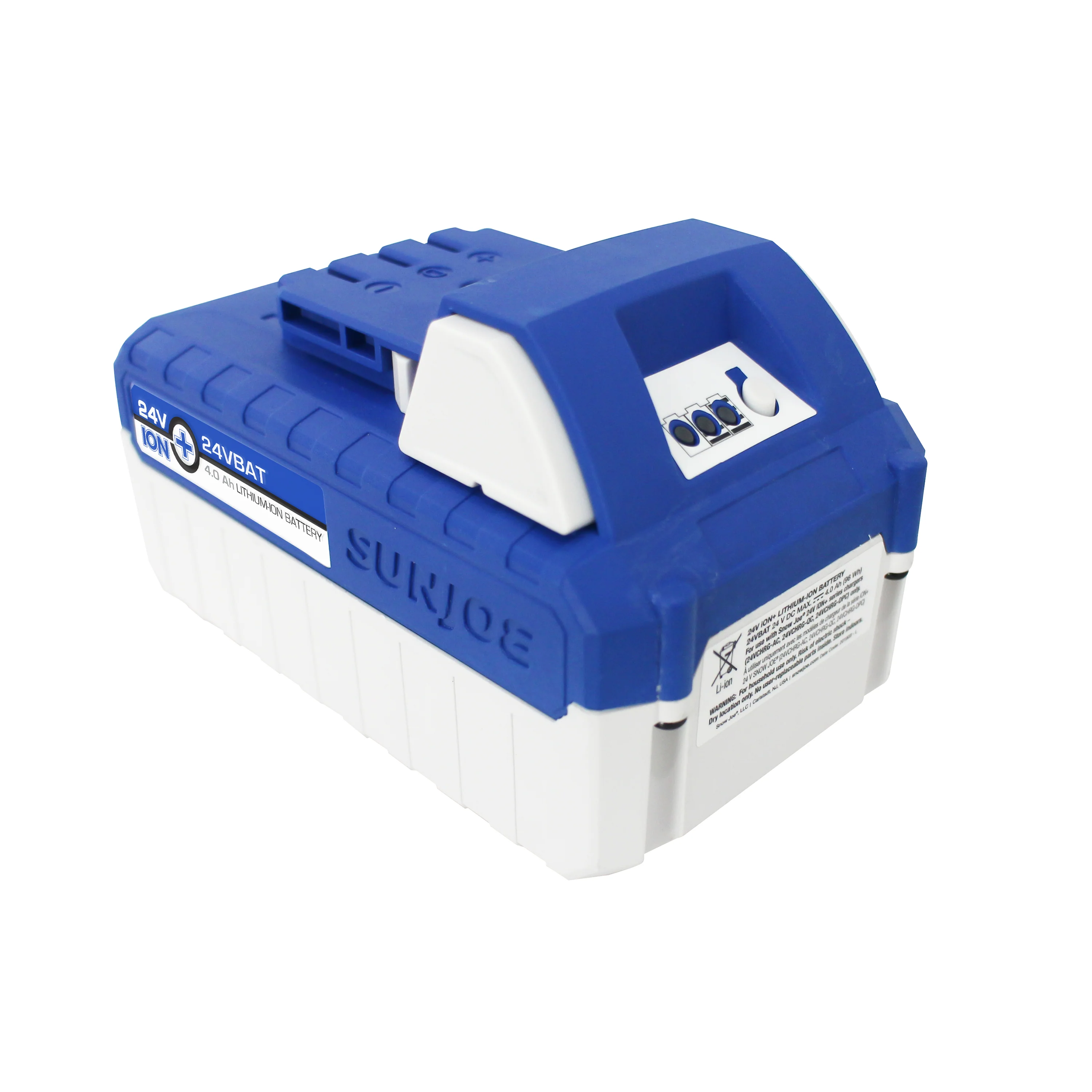 Snow Joe + Sun Joe CERTIFIED AUTHENTIC Ultimate 24-Volt* Charging Bundle | Power Station + 2 x 4.0-Ah Batteries - Image 25