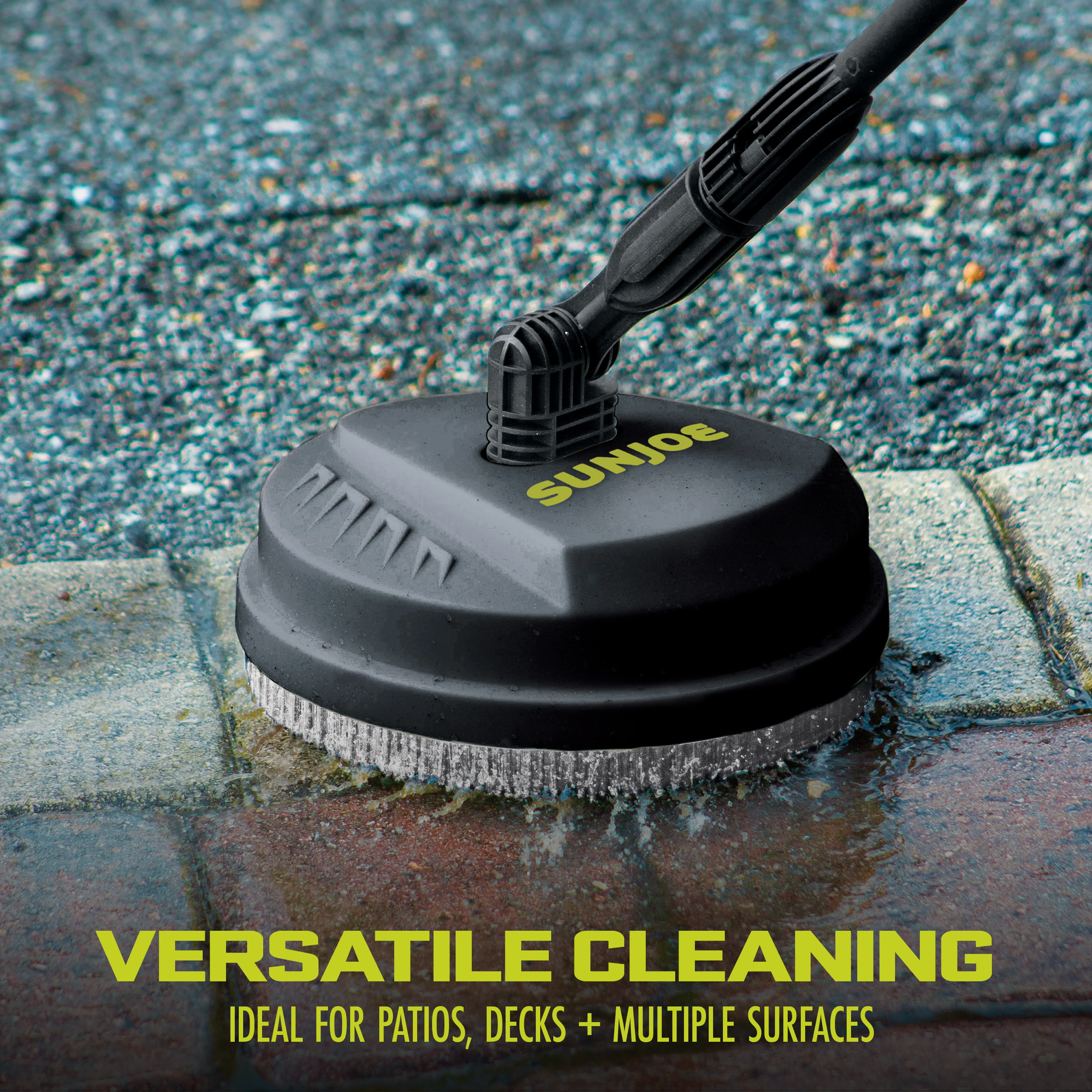 Sun Joe Multi-Surface Deck + Patio Cleaning Attachment for SPX Series Pressure Washers | 10-inch - Image 7