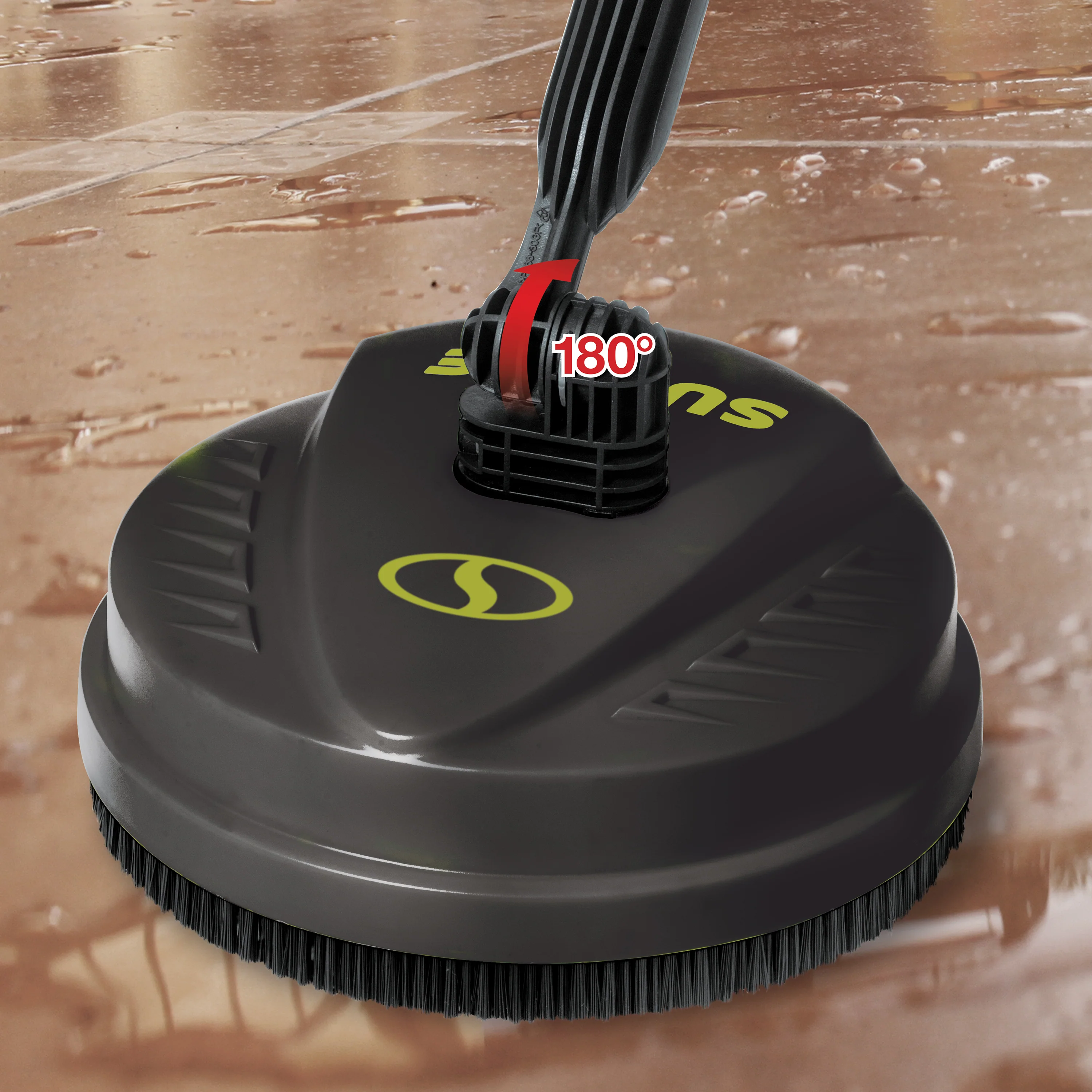 Sun Joe Multi-Surface Deck + Patio Cleaning Attachment for SPX Series Pressure Washers | 10-inch - Image 8