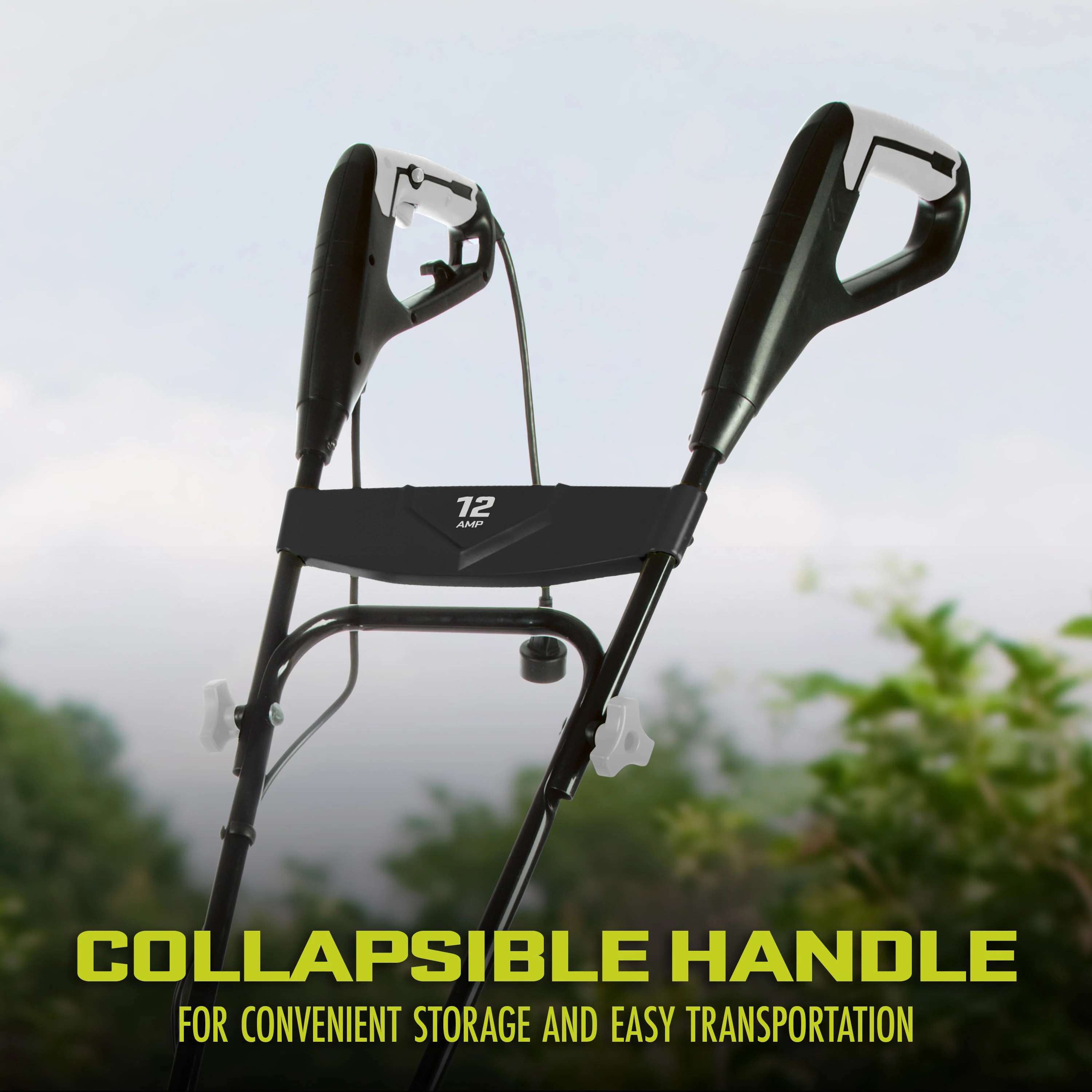 Sun Joe Electric Garden Tiller + Cultivator | 16-inch | 12-Amp | 3-Position Height Adjustment - Image 6