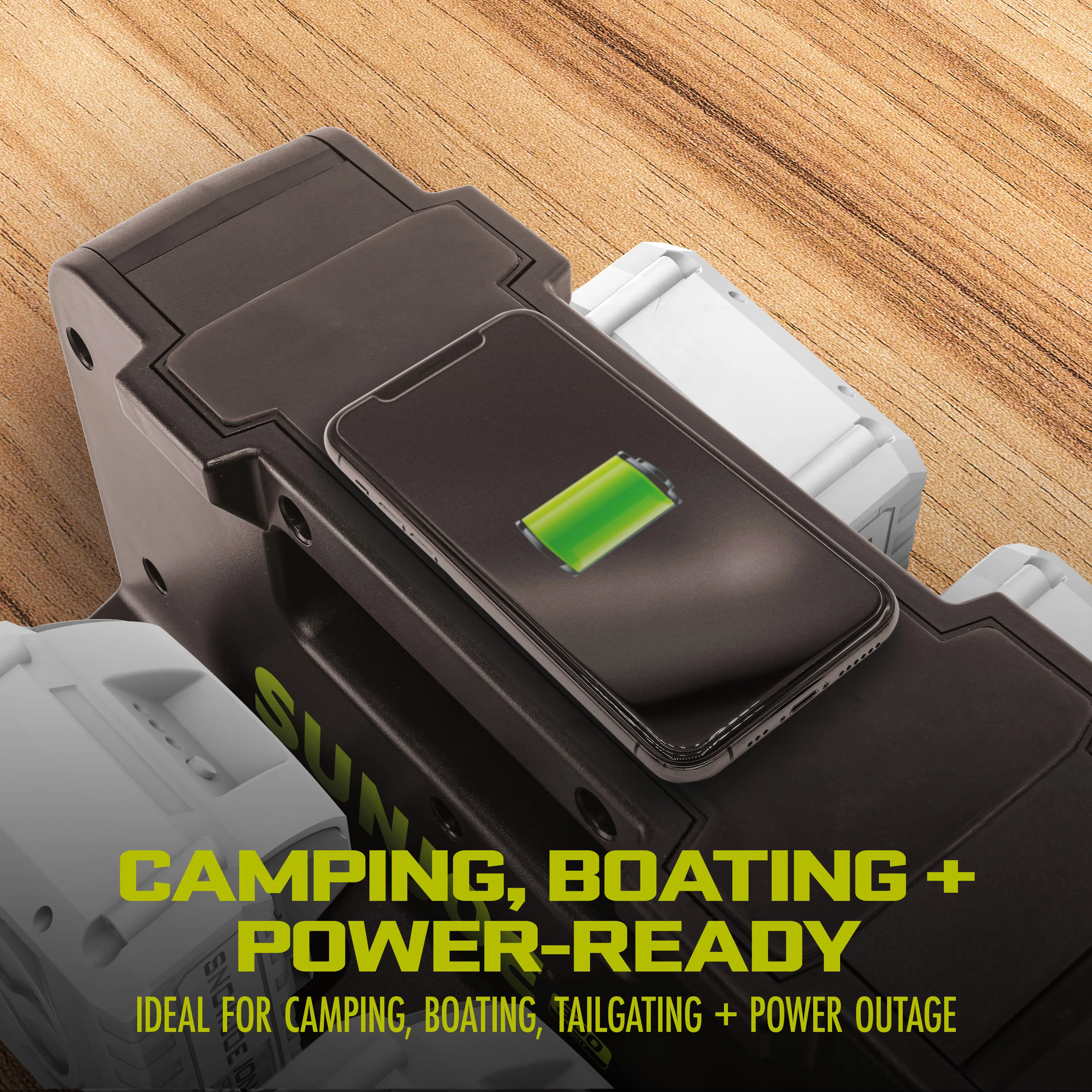 Sun Joe 24-Volt Cordless Powered Inverter Generator Power Station | W/ 2 x 2.0-Ah Batteries - Image 11