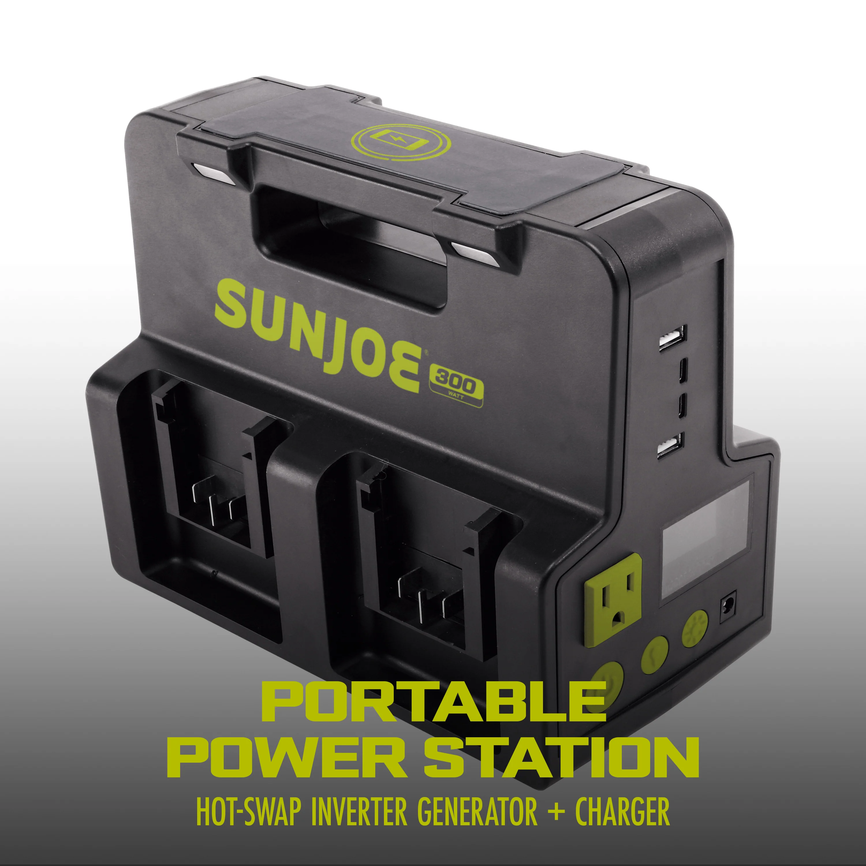 Sun Joe 24-Volt Cordless Powered Inverter Generator Power Station | W/ 2 x 2.0-Ah Batteries - Image 7