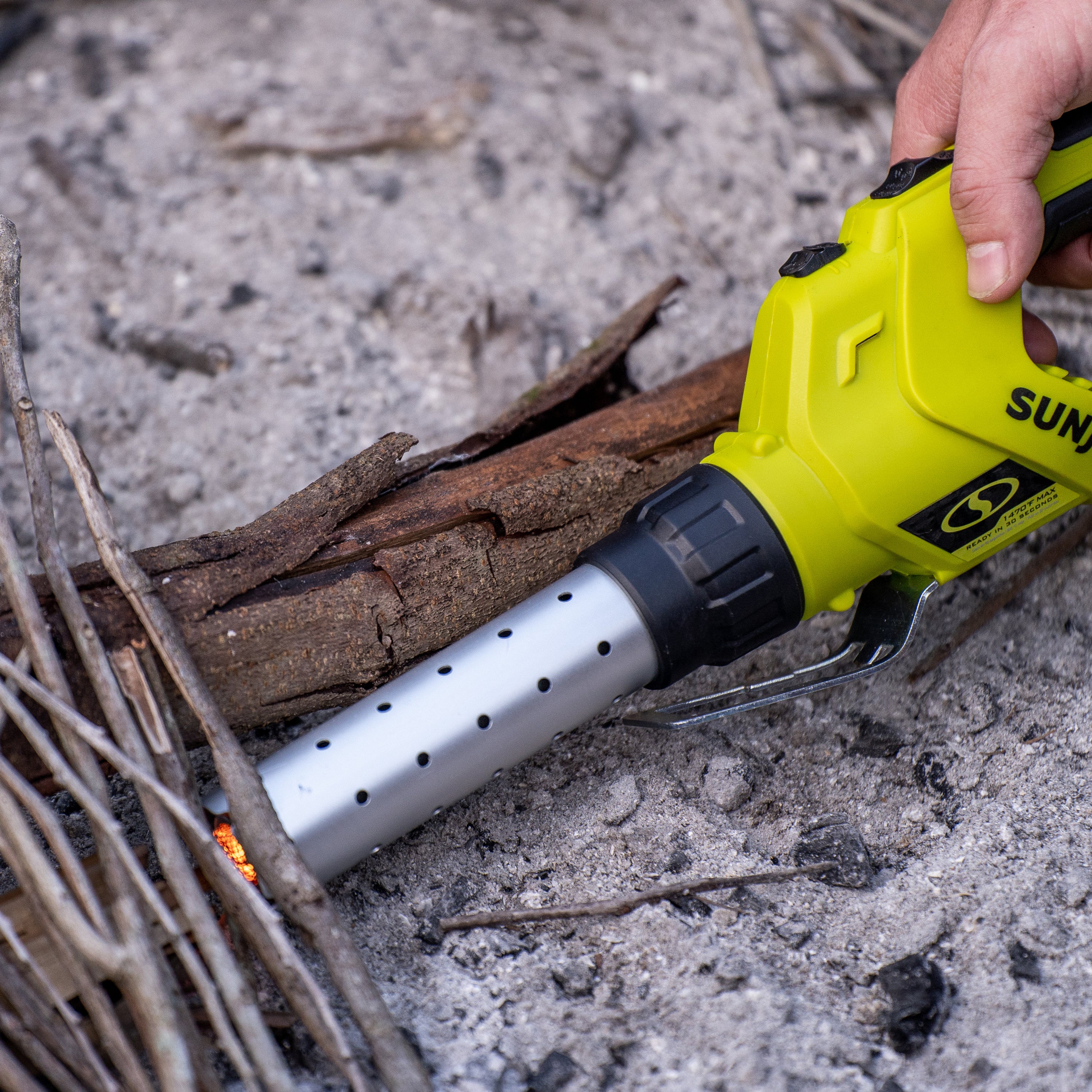 Sun Joe 24-Volt IONMAX Cordless Electric Fire Starter | 1380-Degrees in 30-Seconds | For Charcoal BBQ Grills | Tool Only - Image 8