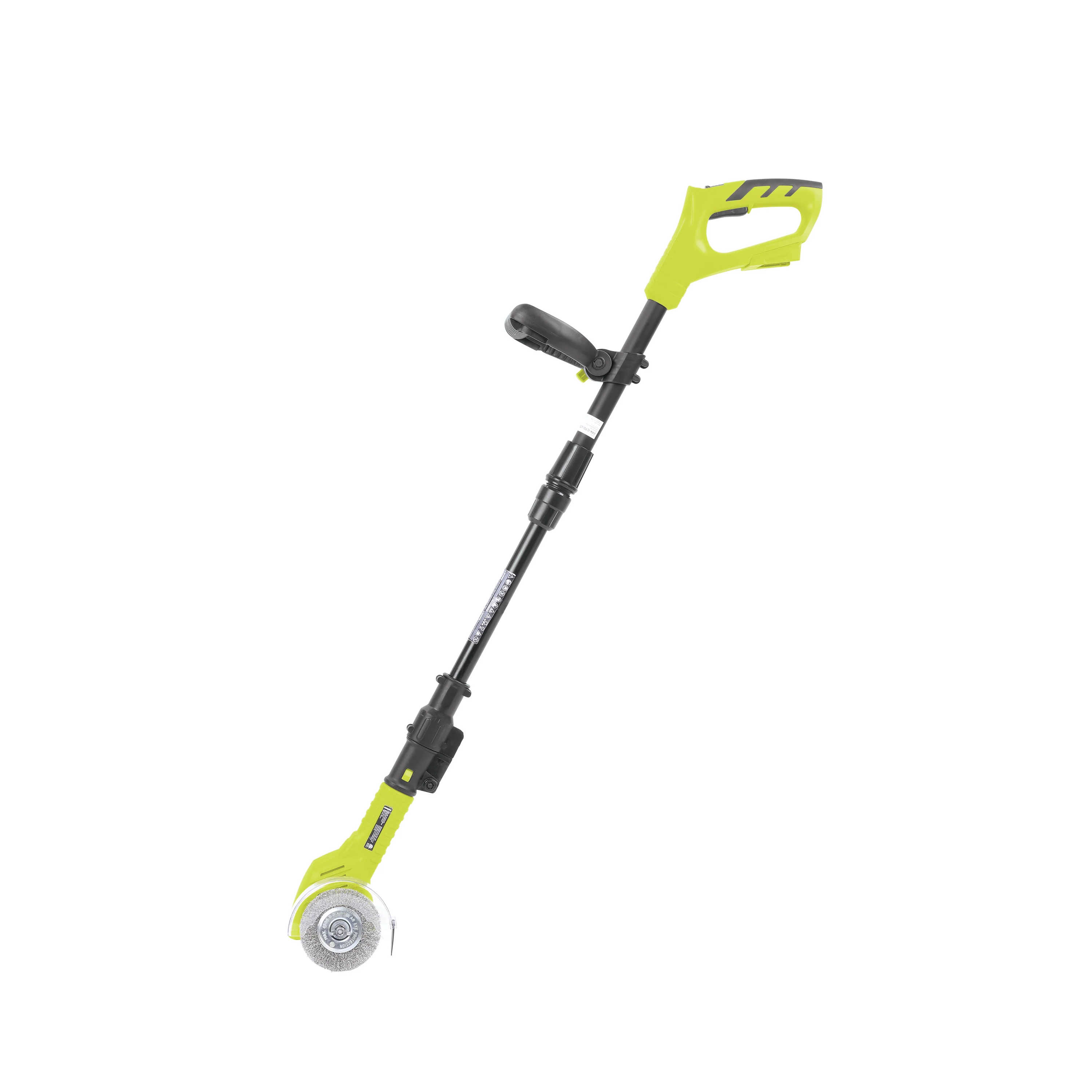 Sun Joe 24V-CTC-LTE 24-Volt* IONMAX Cordless Weed Sweeper | Nylon Brush, Steel Wire Brush, & Adjustable Pole | Sweeper Head W/ Wheel | W/ 2.0-Ah Battery + Charger - Image 14
