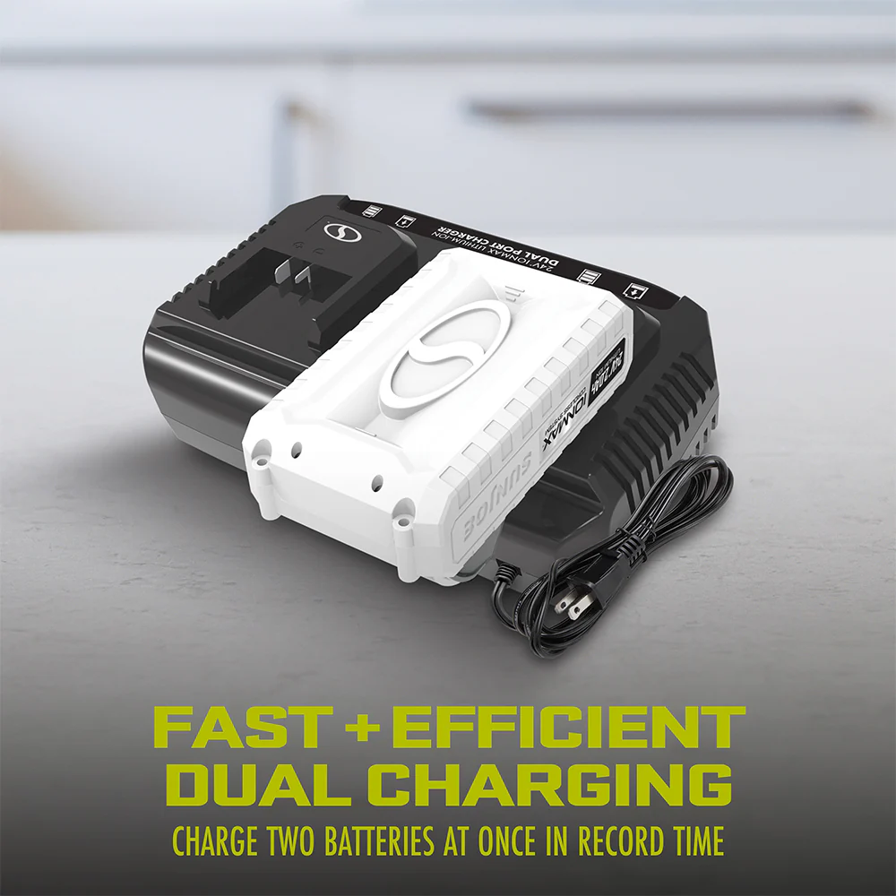 Sun Joe 24-Volt* IONMAX Cordless Garden Combo Kit | Leaf Blower | Grass Trimmer | Hedge Trimmer | W/ 2 x 2.0-Ah Batteries + Charger - Image 16