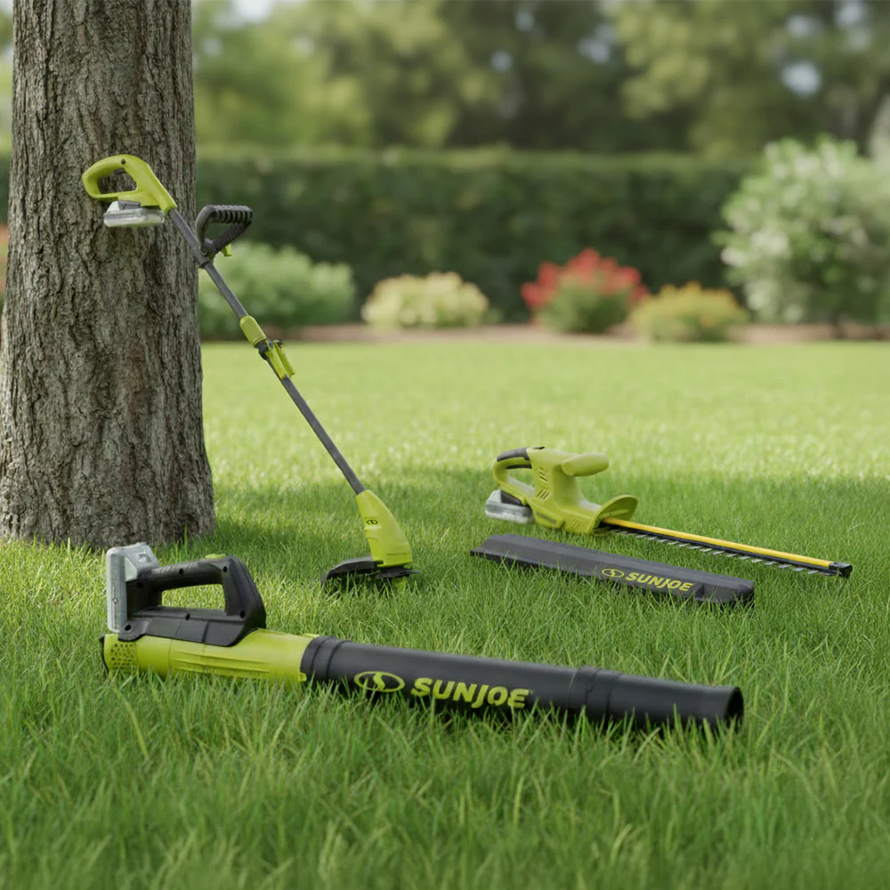 Sun Joe 24-Volt* IONMAX Cordless Garden Combo Kit | Leaf Blower | Grass Trimmer | Hedge Trimmer | W/ 2 x 2.0-Ah Batteries + Charger - Image 21