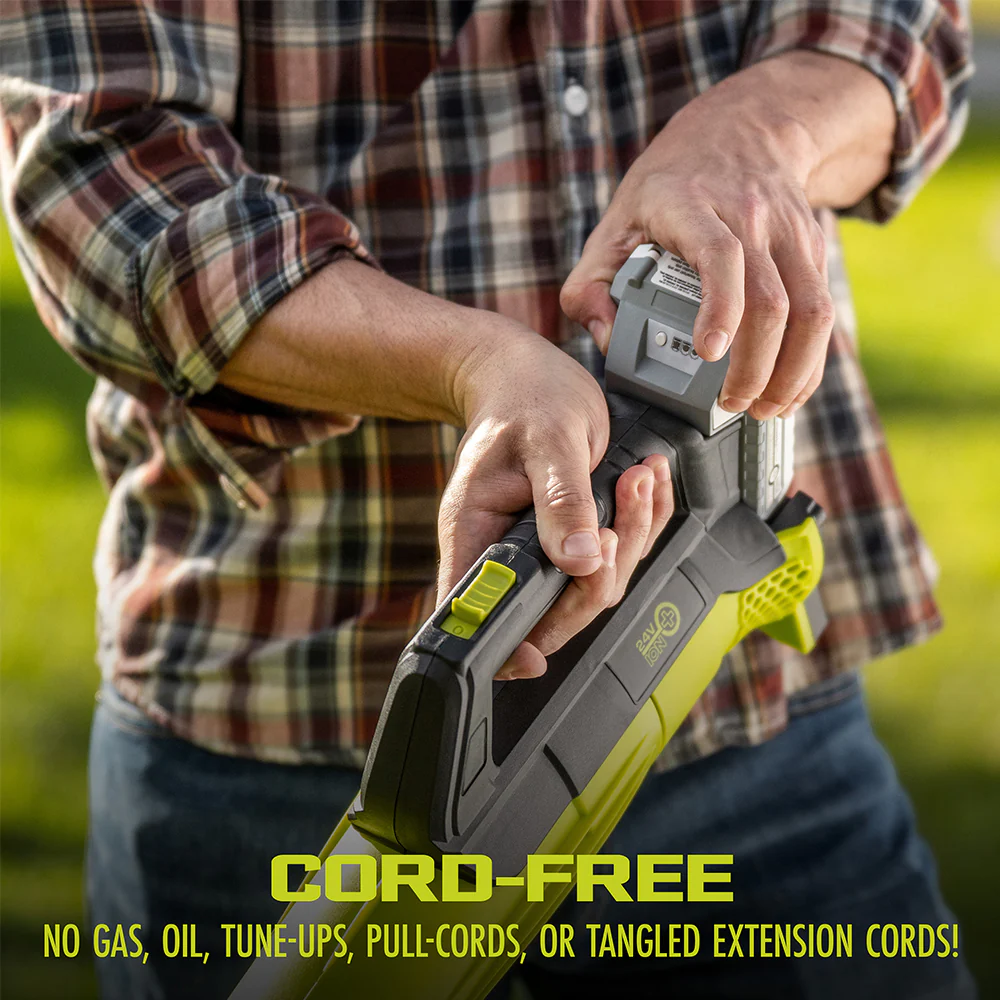 Sun Joe 24-Volt* IONMAX Cordless Garden Combo Kit | Leaf Blower | Grass Trimmer | Hedge Trimmer | W/ 2 x 2.0-Ah Batteries + Charger - Image 5