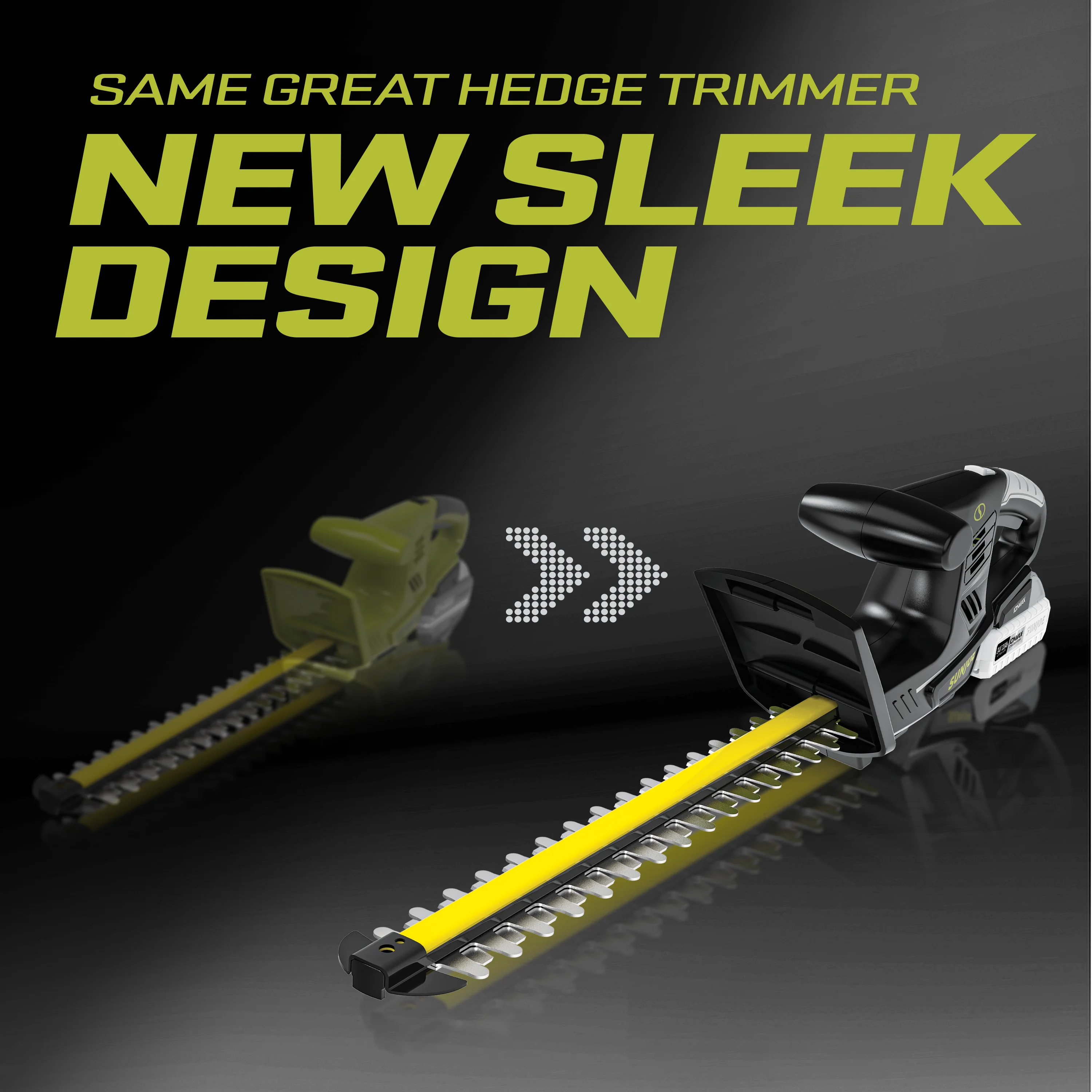 Sun Joe 24-Volt* IONMAX Cordless Handheld Hedge Trimmer | 18-inch | W/ 2.0-Ah Battery + Charger - Image 3