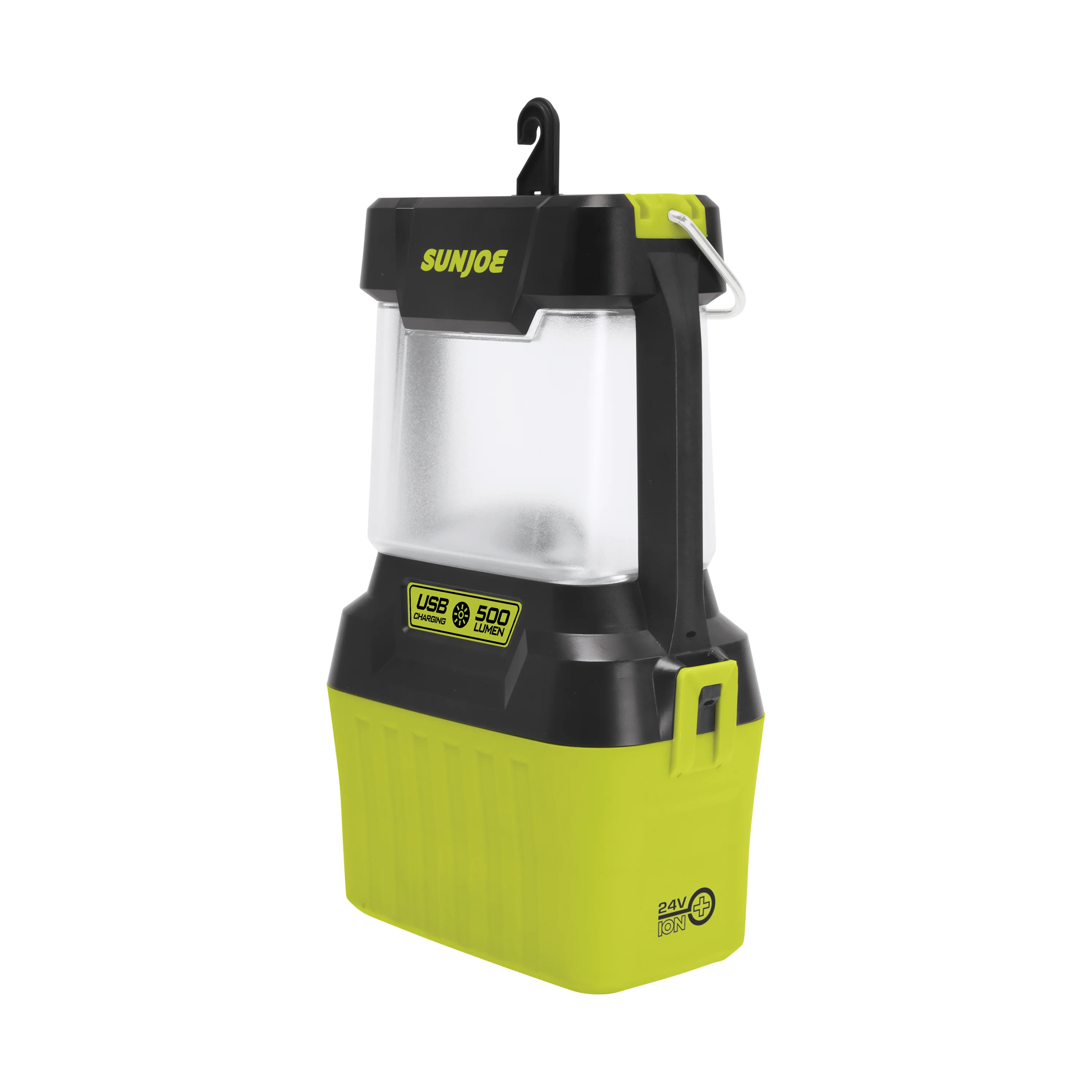 Sun Joe 24V-LGT500-LTE 24-Volt IONMAX Cordless LED Lantern | 4 Light Modes | Waterproof Casing | W/ 2.0-Ah Battery + Charger - Image 4