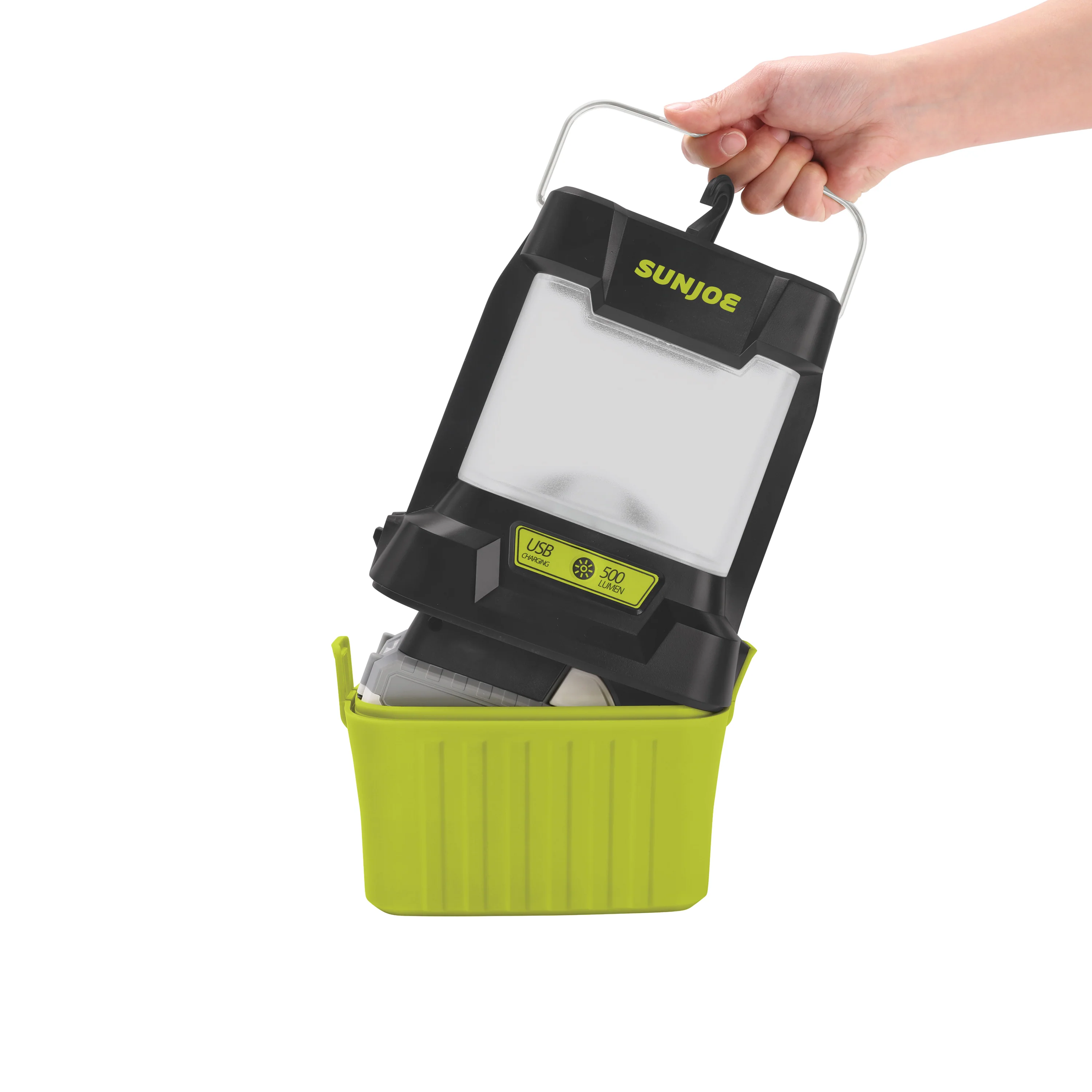 Sun Joe 24V-LGT500-LTE 24-Volt IONMAX Cordless LED Lantern | 4 Light Modes | Waterproof Casing | W/ 2.0-Ah Battery + Charger - Image 9