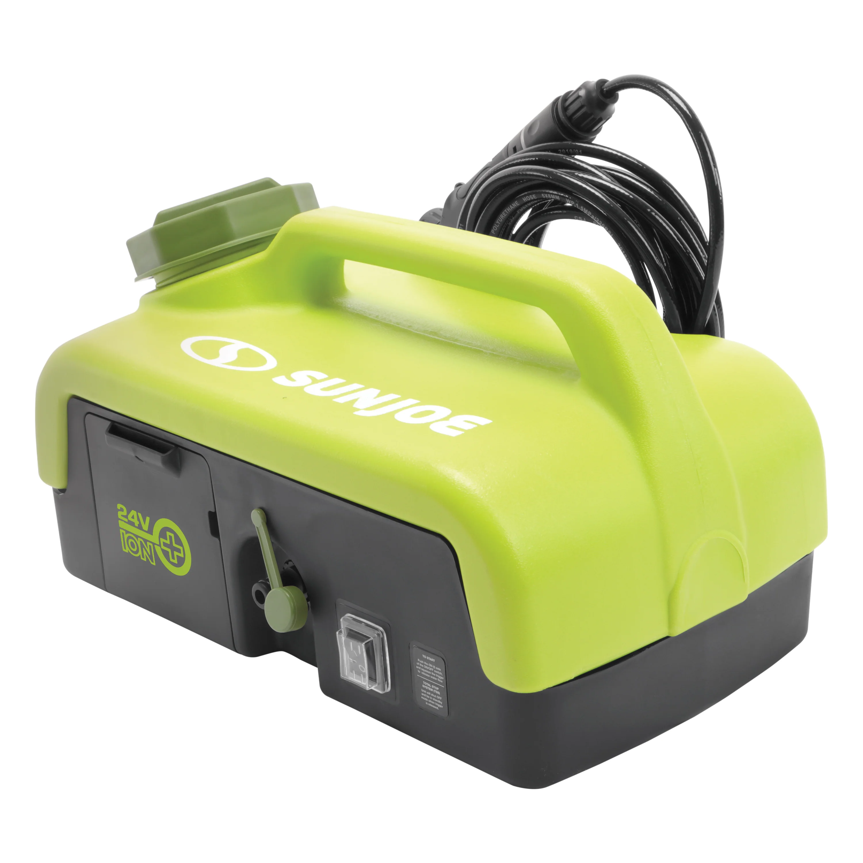 Sun Joe 24V-PSW25-CT 24V IONMAX Cordless Go-Anywhere Portable Sink/Shower Spray Washer | 2.5 Gal | Tool Only | 116 PSI Max* | 1.5 GPM Max* - Image 6