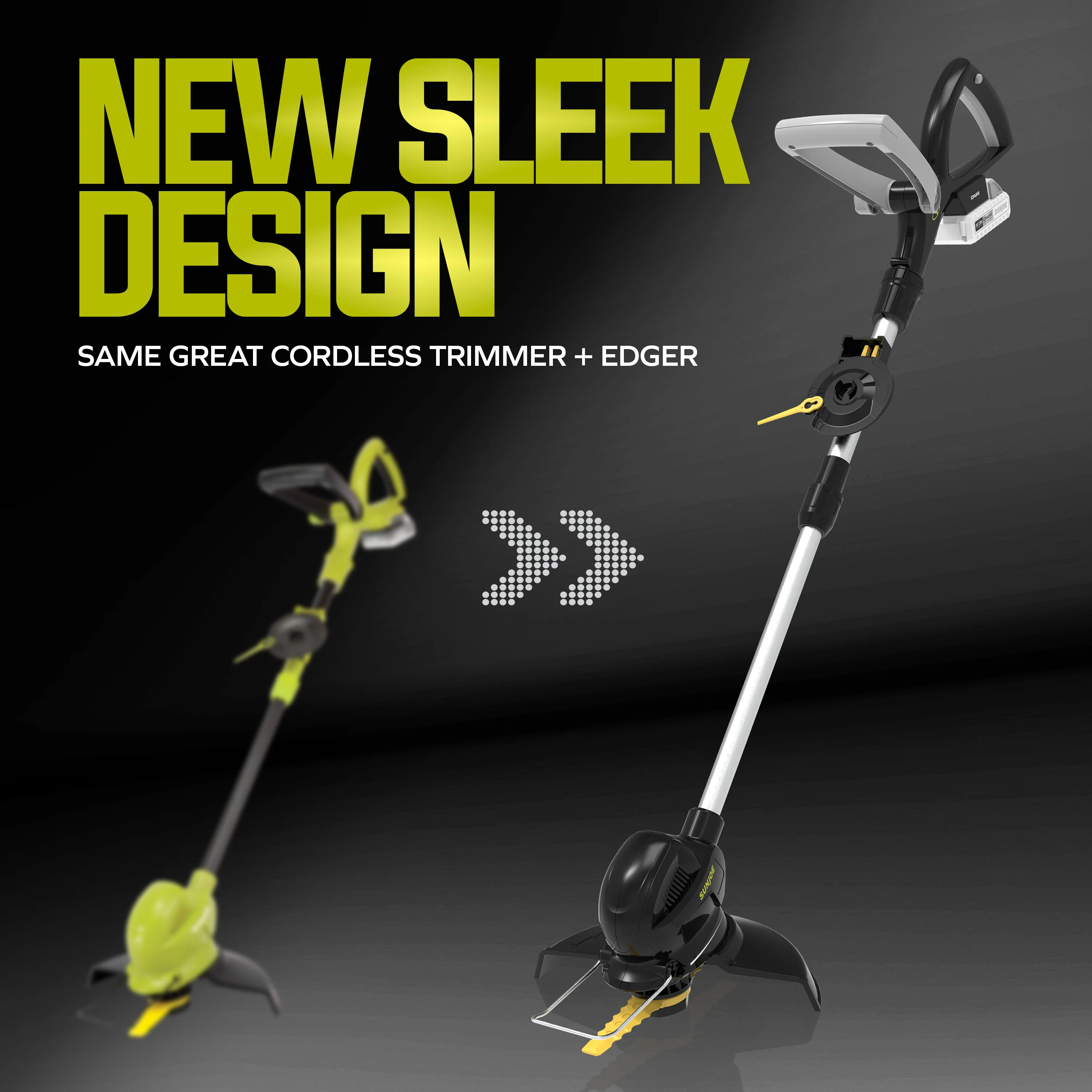 Sun Joe 24-Volt* IONMAX Cordless SharperBlade Stringless Lawn Trimmer Kit | 10-inch | W/ 2.0-Ah Battery + Charger - Image 3